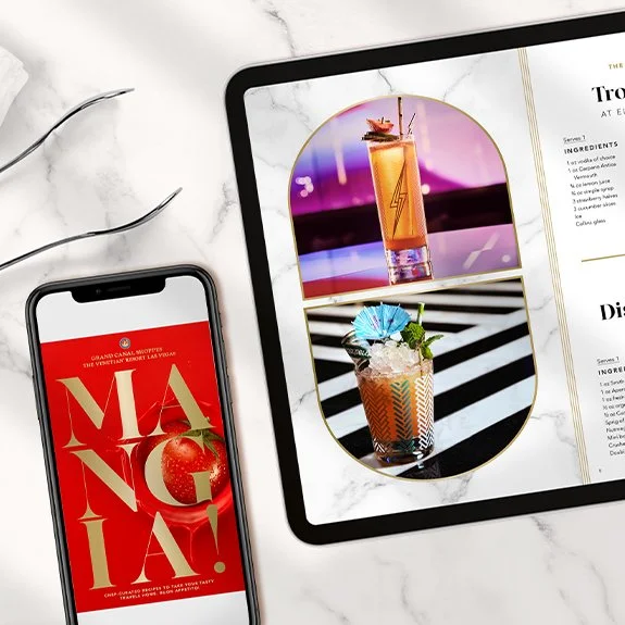 Paid social campaign creative extending the cookbook launch