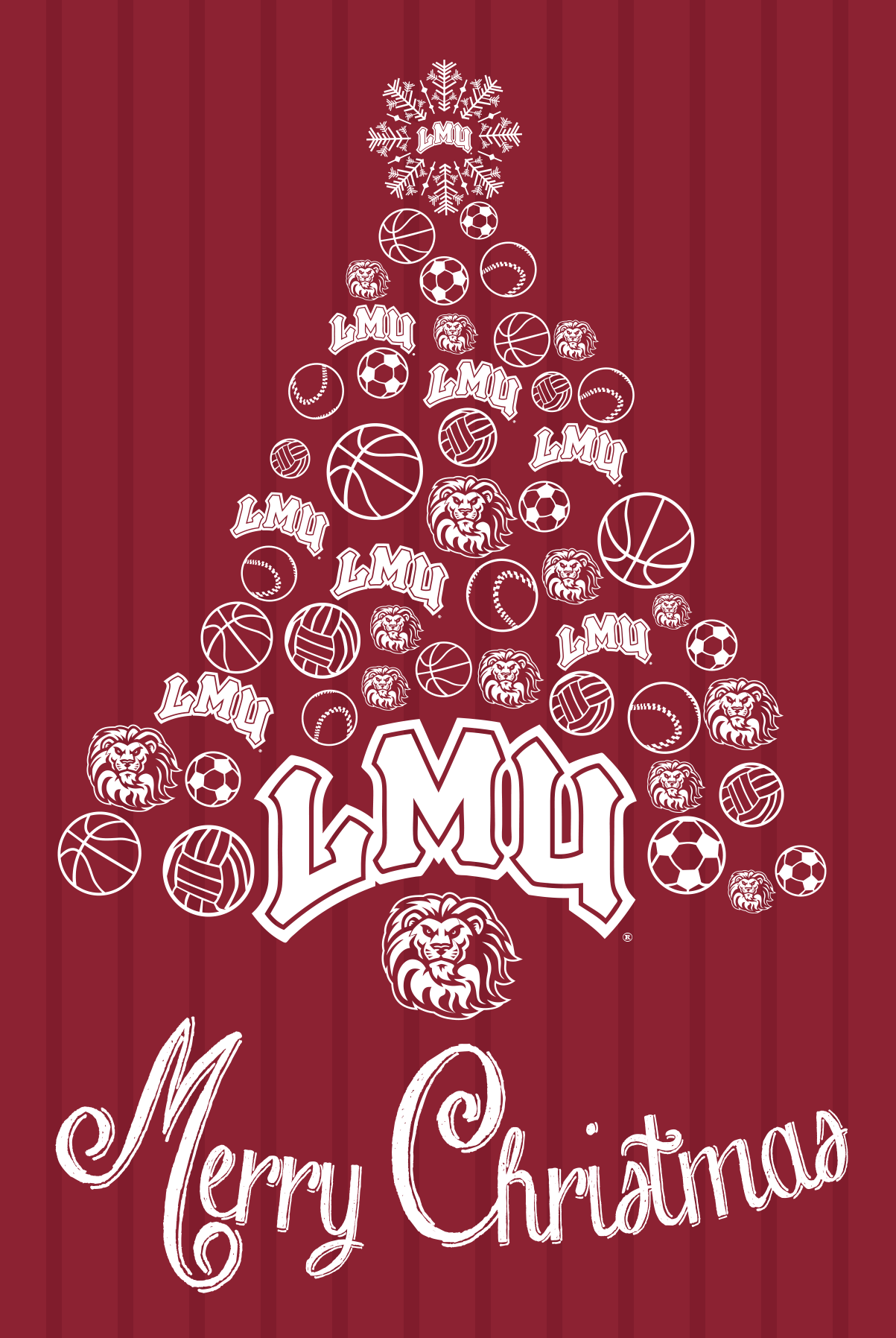 Christmas Card - Athletics, LMU