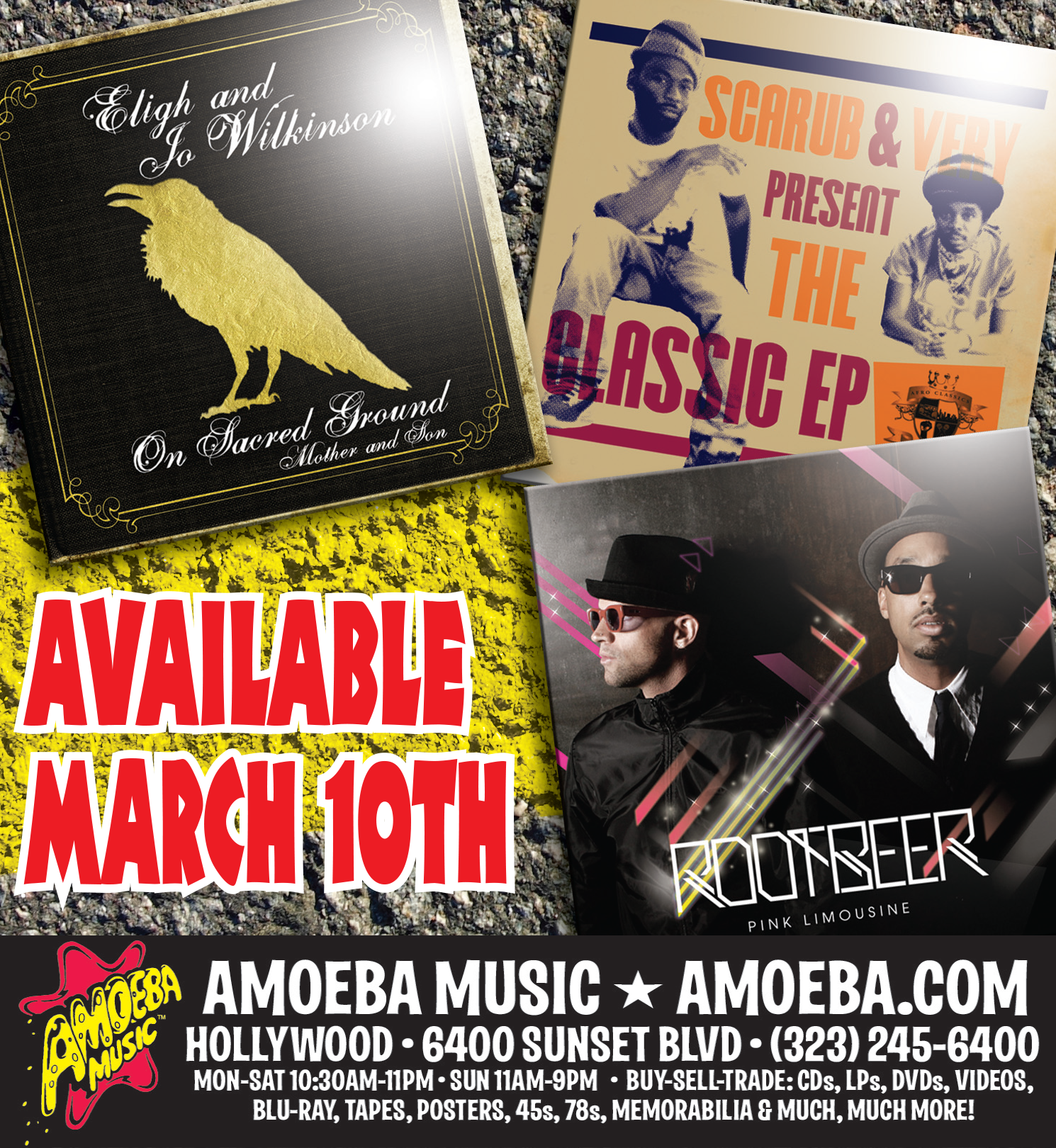 Amoeba Music ad - LA Times