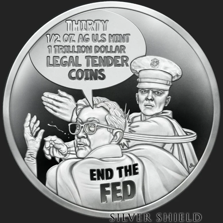 1 oz Bitch Slap V2 Proof Silver Shield 
MicroMintage Silver Round (SSG ONLY)