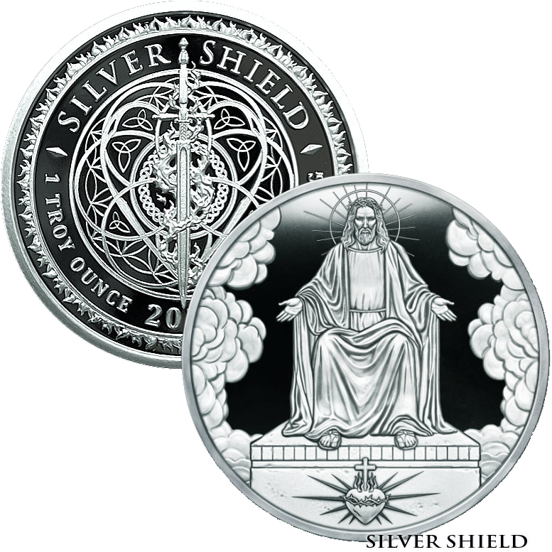 1-oz-Christ-is-King-MM-Proof-Silver Shield Collection front and back.png