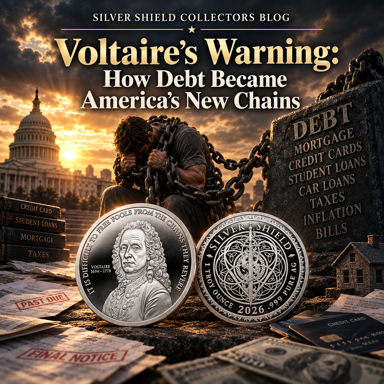 Voltaire’s Warning: How Debt Became America’s New Chains