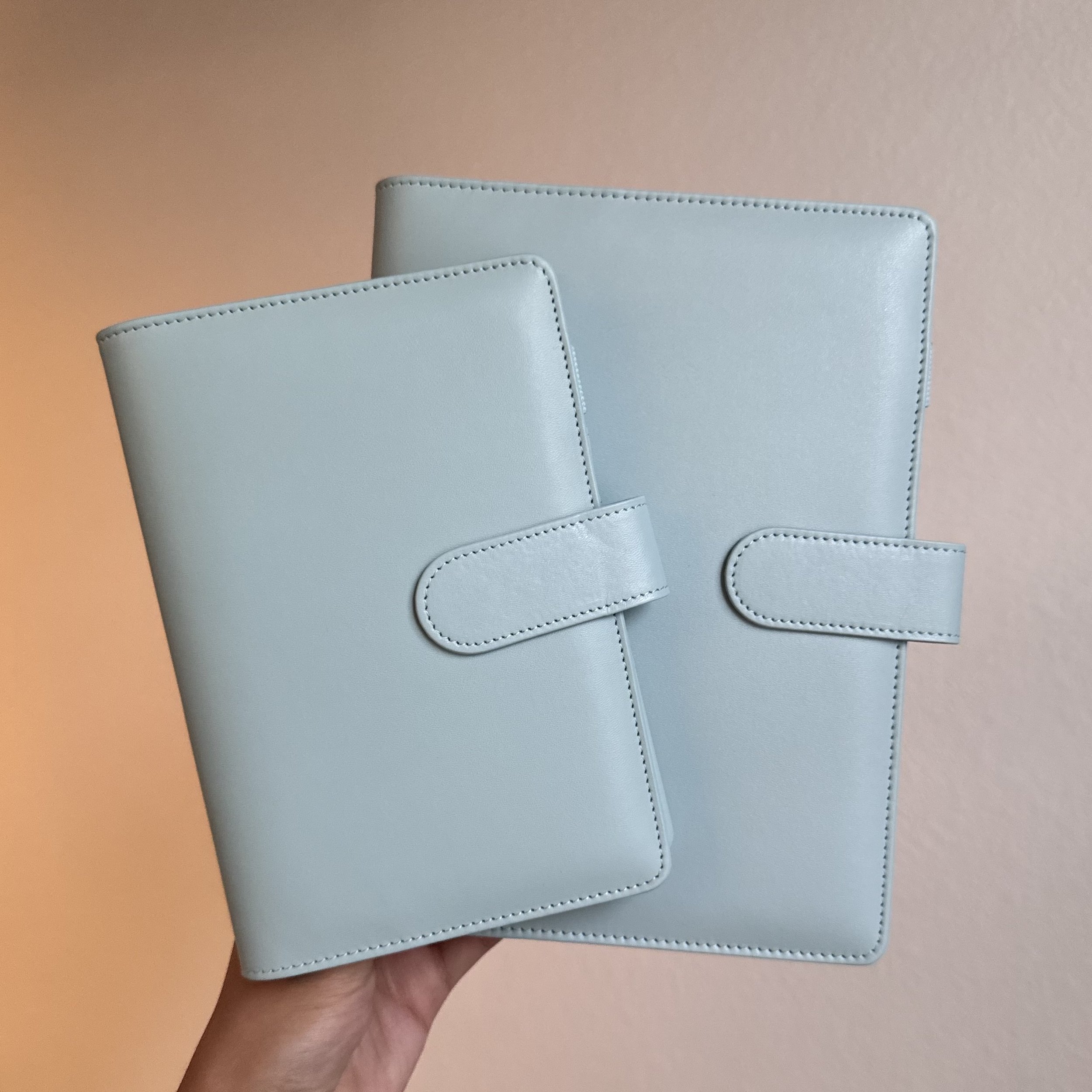 blue plush binder