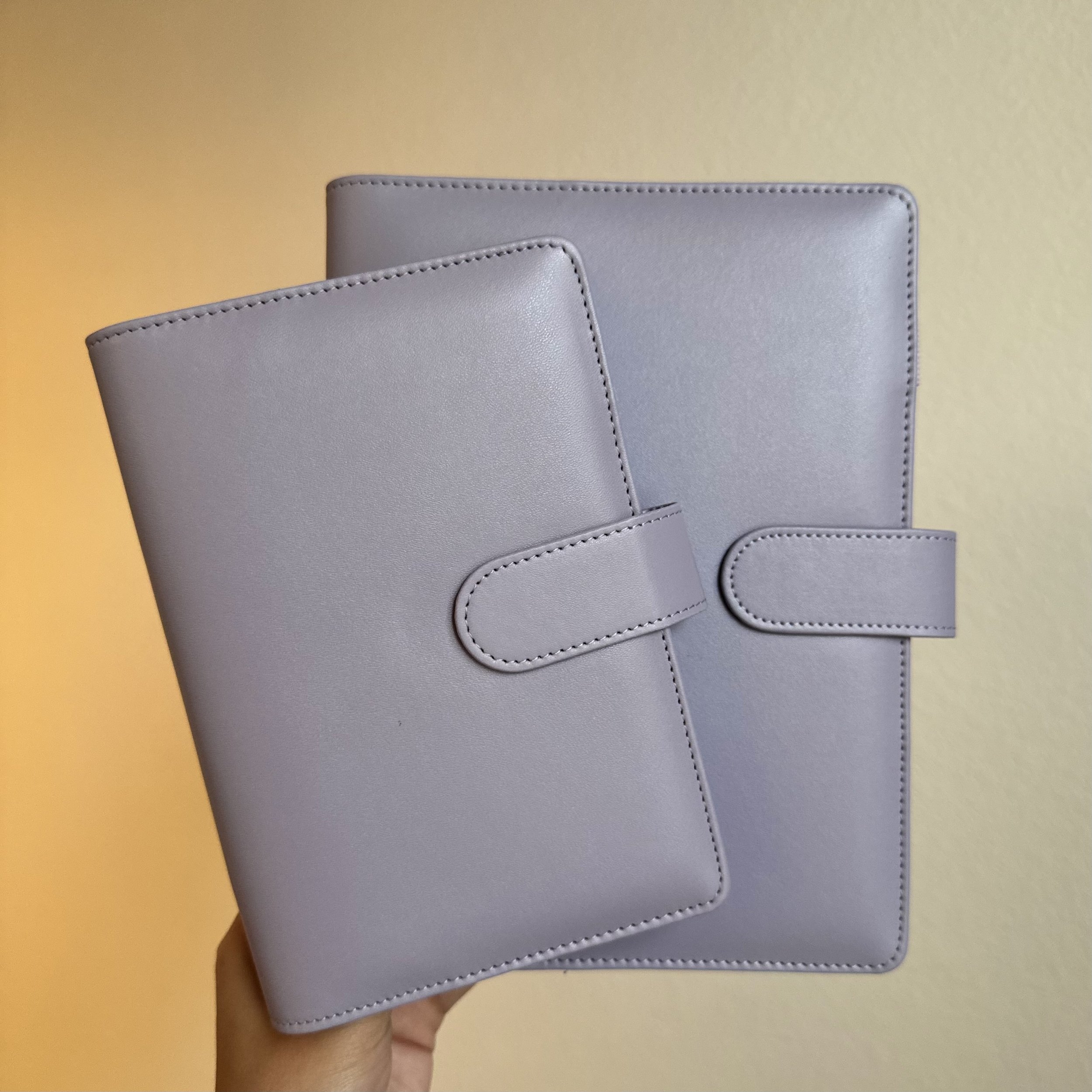 purple plush binder