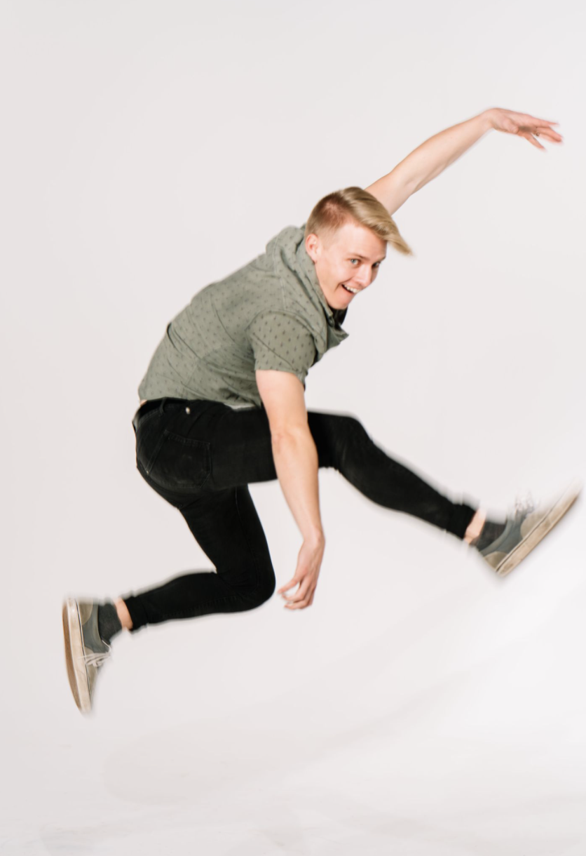 Ty Mcallister - Showing athletic skills by jumping