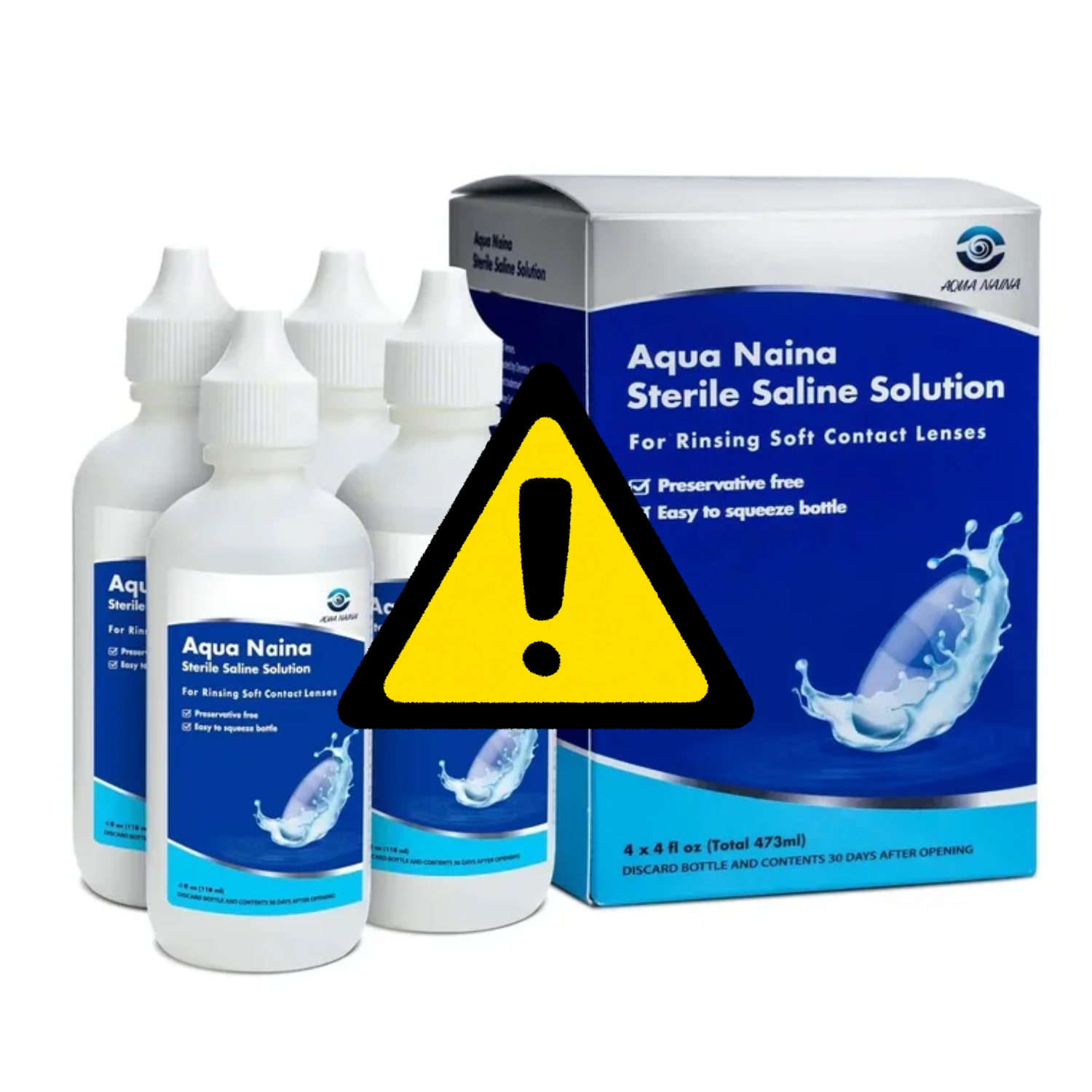 SAFETY ALERT: Aqua Naina brand sterile saline solution