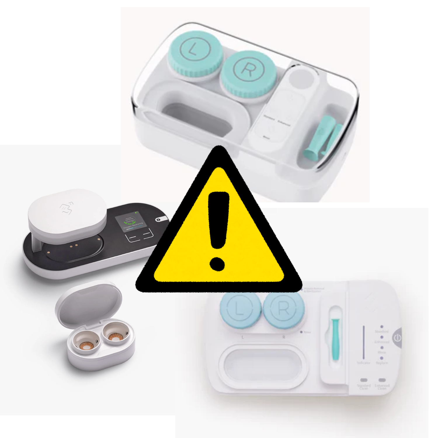 ReO2 Contact Lens Cleaning Devices