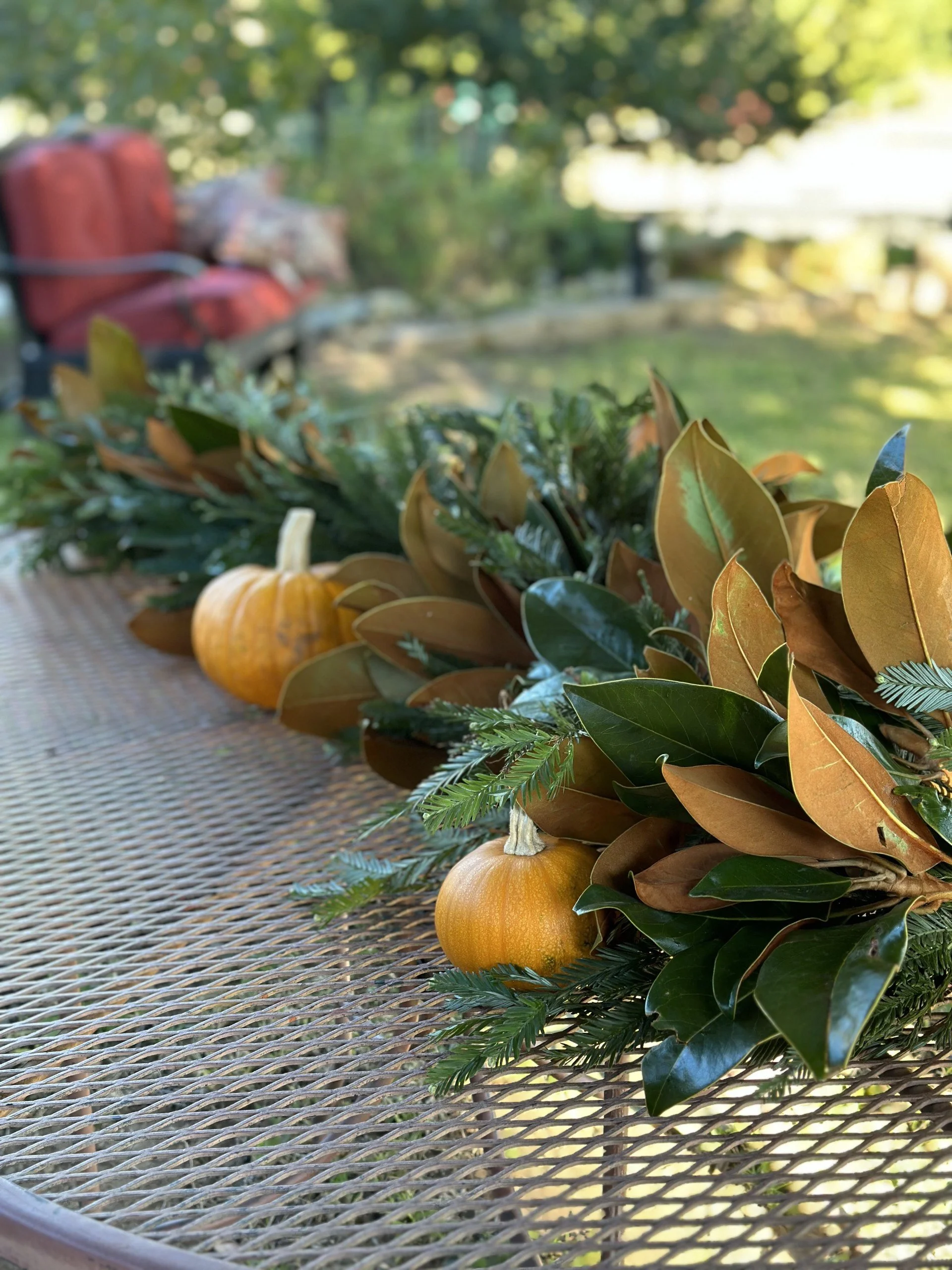 FRESH CA Redwood, & Magnolia Garland
