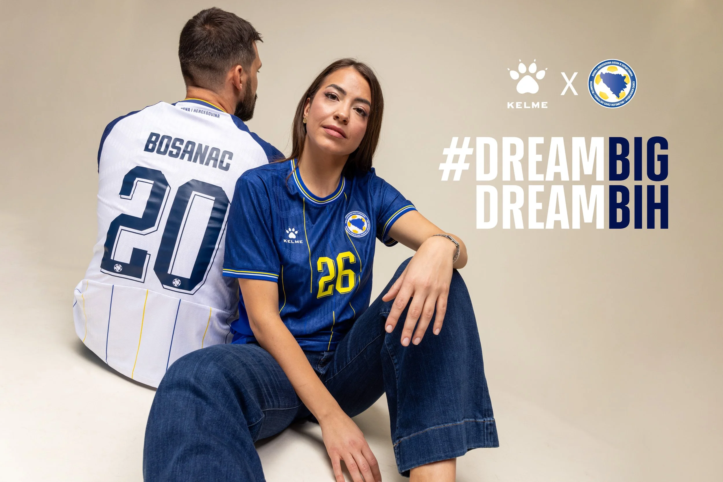 Bosnia & Herzegovina – World Cup Official Player Jersey  (EU Sizes)