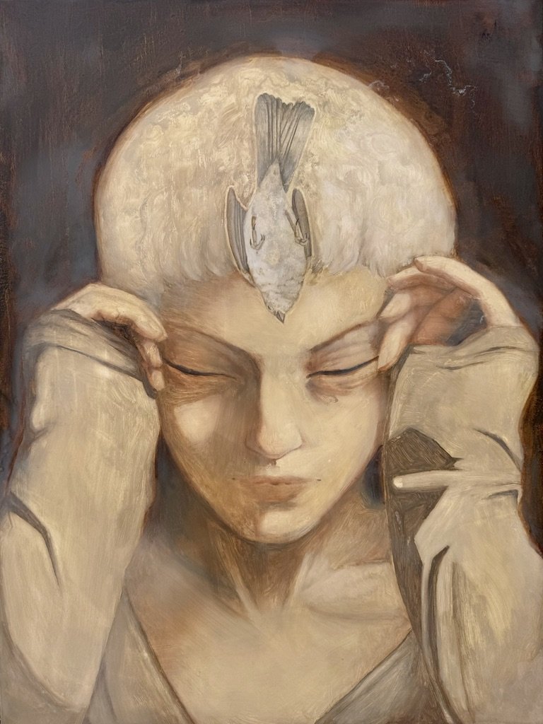 Untitled, 2026, Oil on Panel, 18 x 24 inches