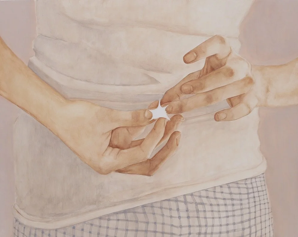 Cleanse Your Liver II, 2026, Natural pigments, oil on panel, 30 x 24 inches