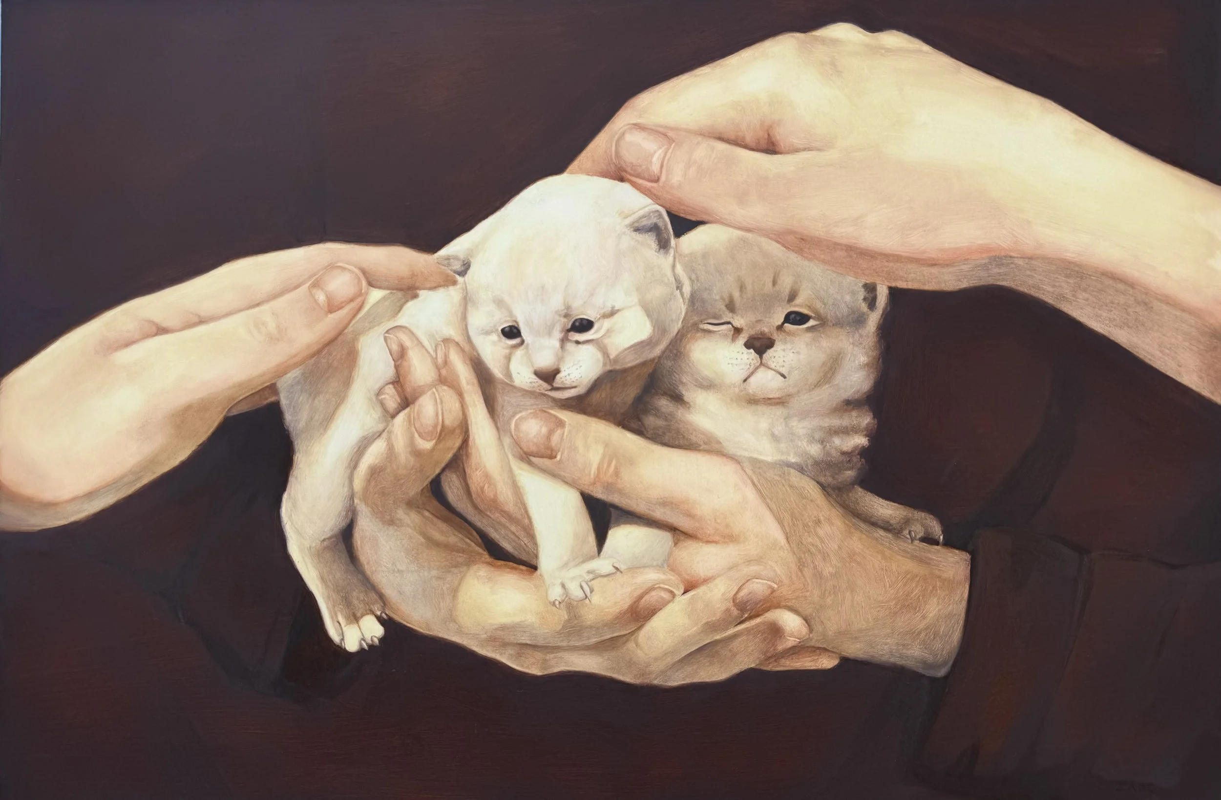 There Is a Space Between Nostalgia and Regret, 2026, Oil on Panel, 36 x 24 inches