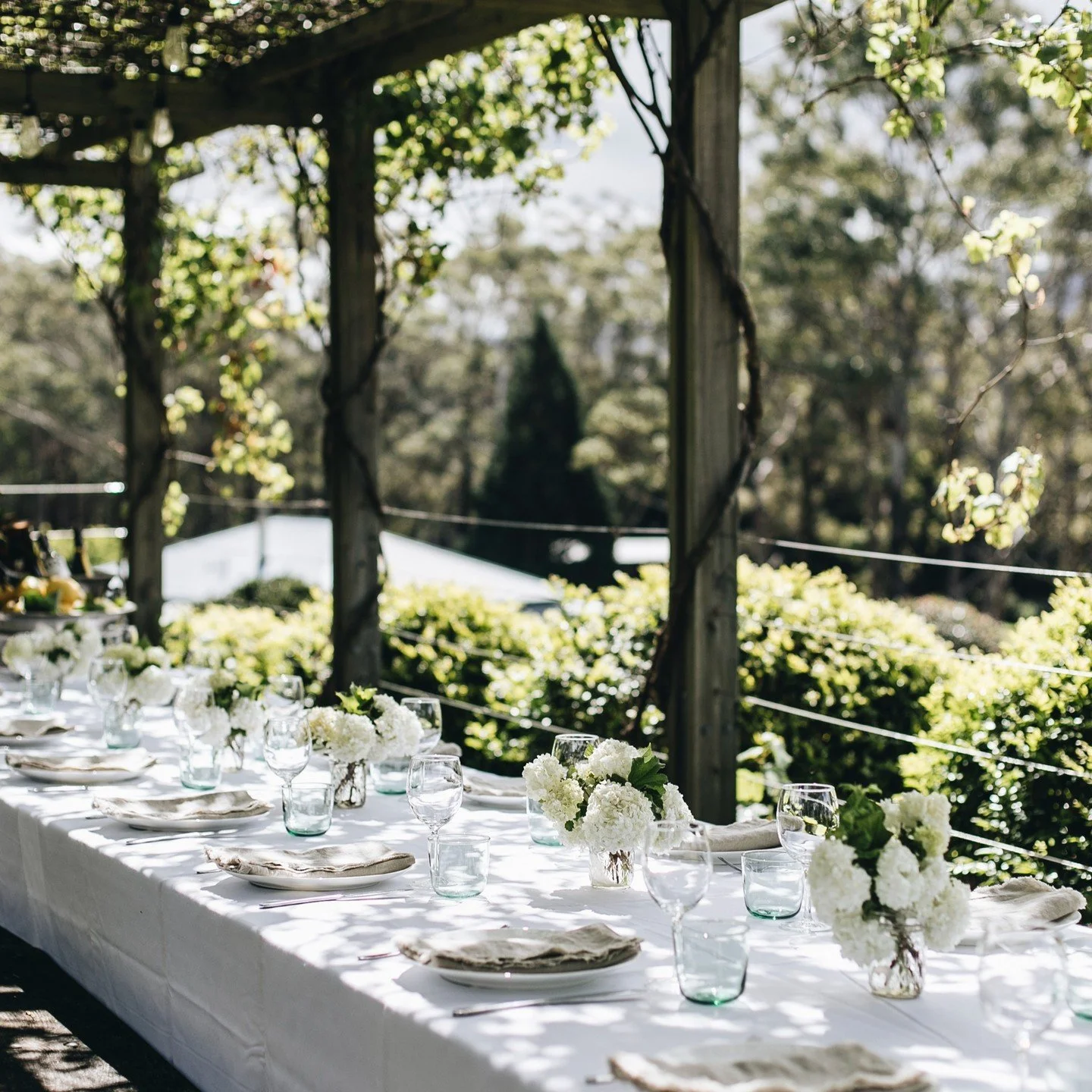 I'm looking forward to Spring lunches at our Long Table, sheltered from the sun by the grapevine overhead. It&rsquo;s the perfect spot for everything from a casual Sunday lunch to a special birthday celebration or an intimate wedding reception. Can y