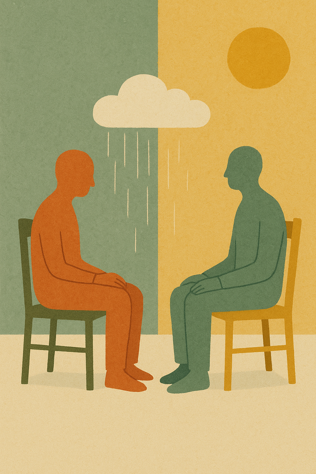 Un clima pequeño entre los dos