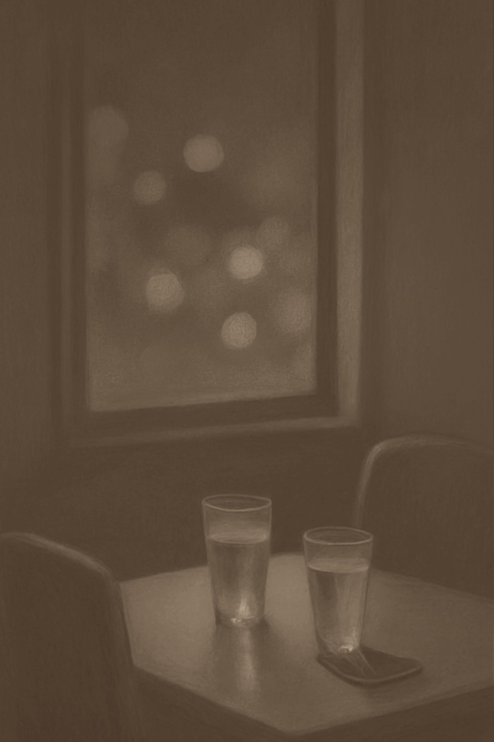 Silla frente a la puerta