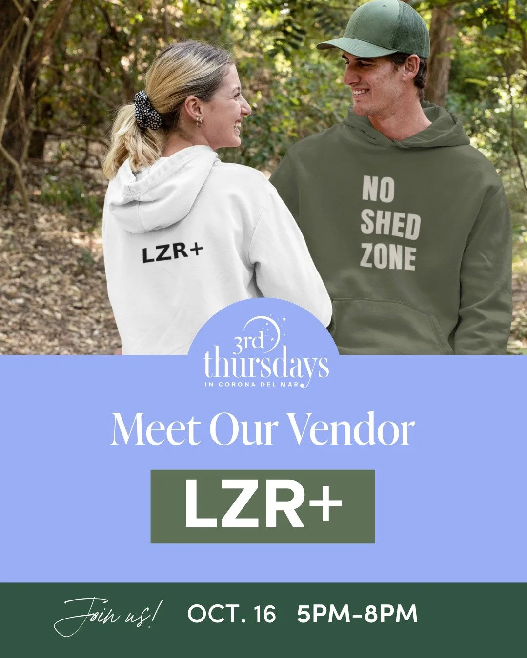 Meet Our October 16th Vendor: LZR+ ✨🐍 
Style meets purpose with LZR+, a brand that believes caring is cool and backs it up.
 
When you wear LZR+, you're not just rocking a bold hoodie, you're: 
✔️ Supporting endangered reptiles 
✔️ Protecting natura