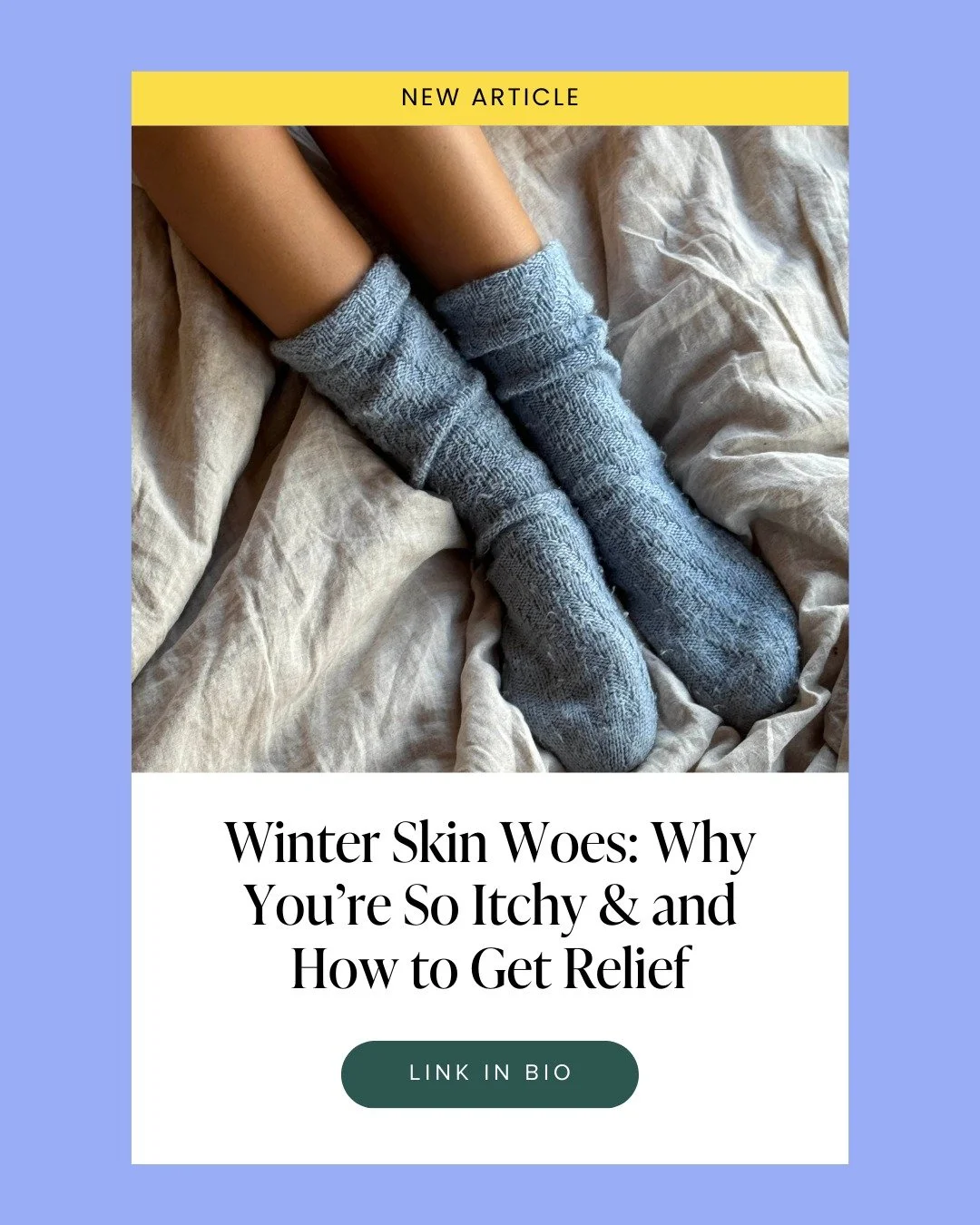 You&rsquo;re not imagining it - colder air, indoor heat, and low humidity all gang up on your skin this time of year, leaving it dry, tight, and super itchy.

If your eczema is flaring or your skin just feels off, your barrier may need extra support.