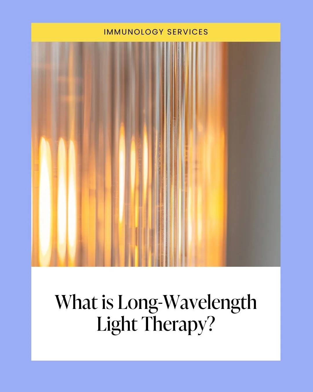 What is Long-Wavelength Light Therapy?

Long-wavelength light therapy is clinically used to support cellular energy, inflammation balance, skin vitality, and nervous system calm.

What makes this different? It&rsquo;s integrated directly into a conci