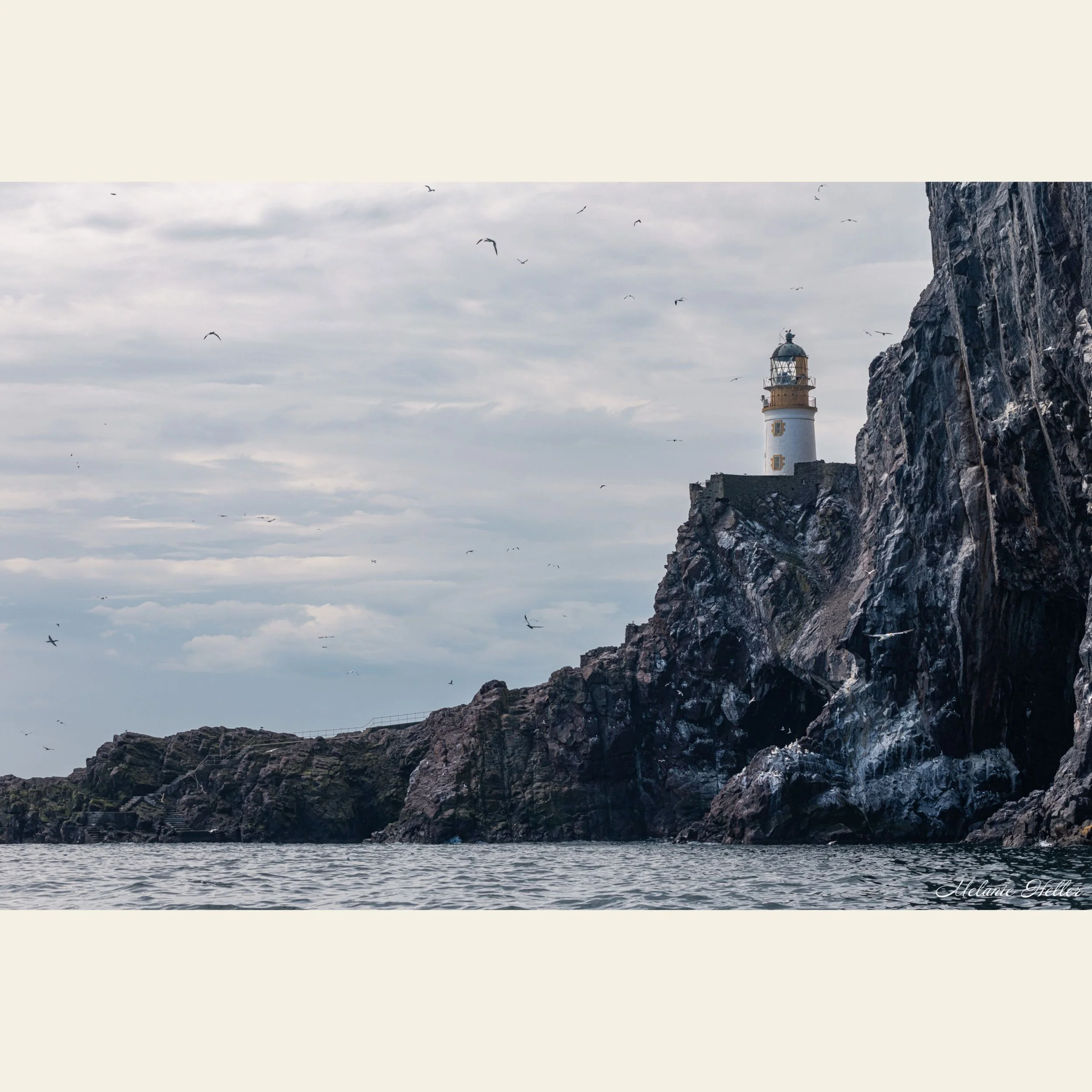 Bass Rock Lighthouse (Landscape), Fine Art Print