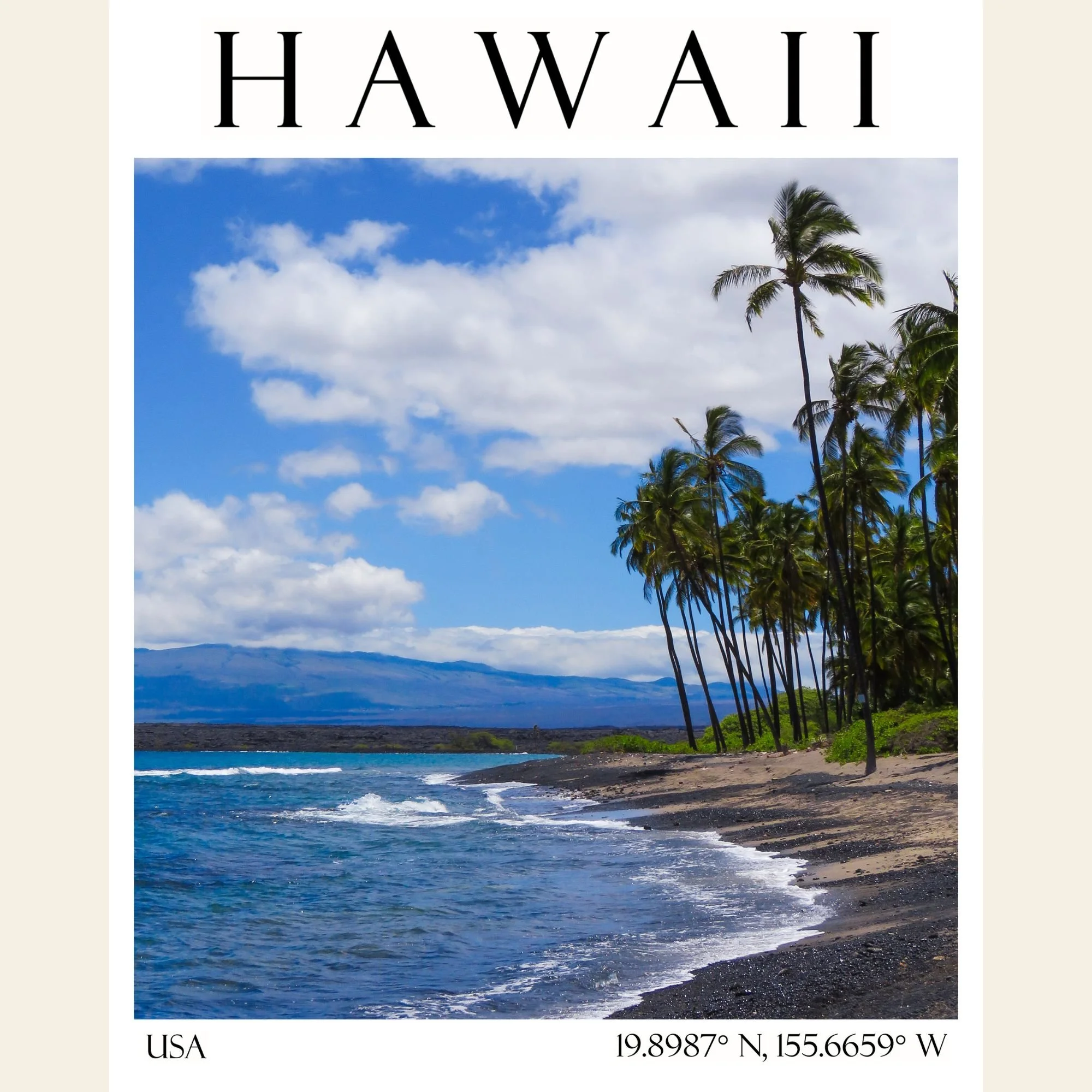 Hawaii 2, Travel Poster