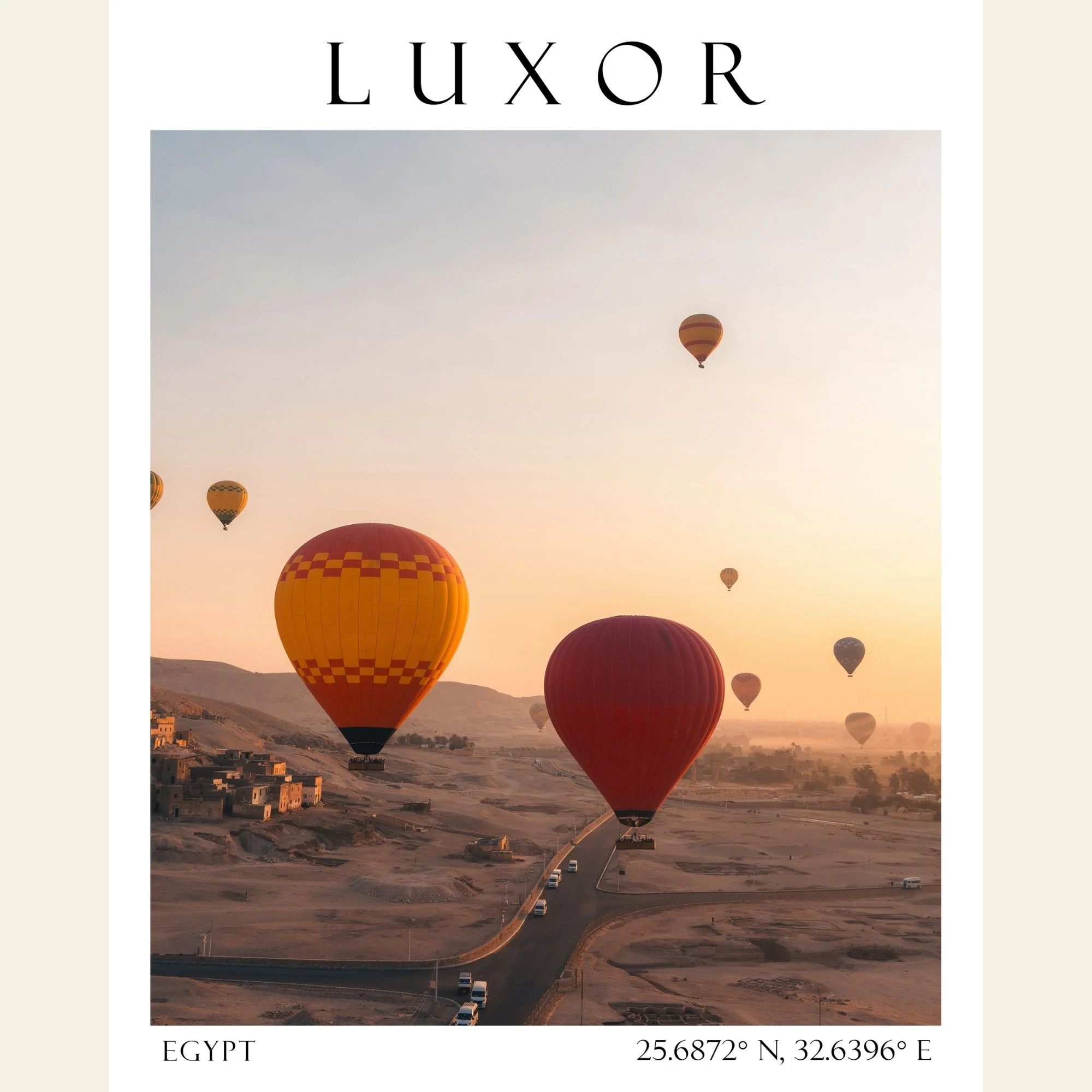 Luxor 3, Travel Poster