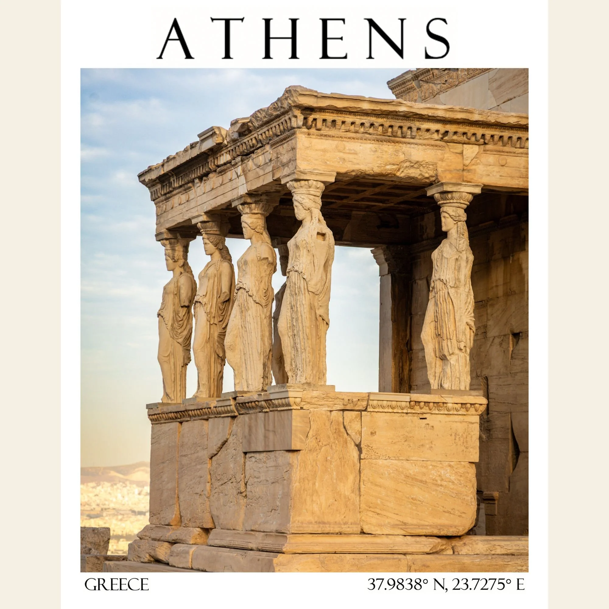 Athens, Travel Poster