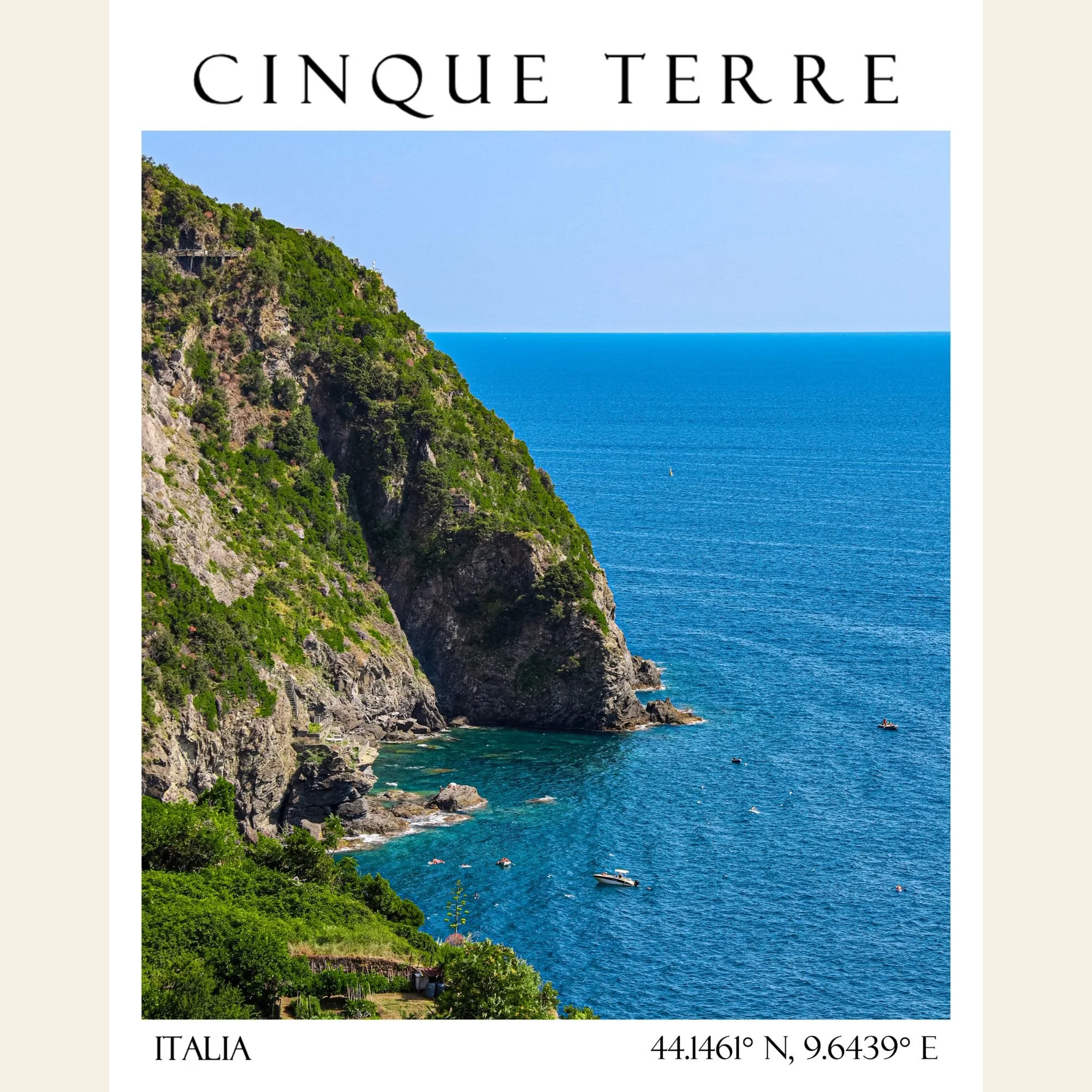 Cinque Terre 1, Travel Poster