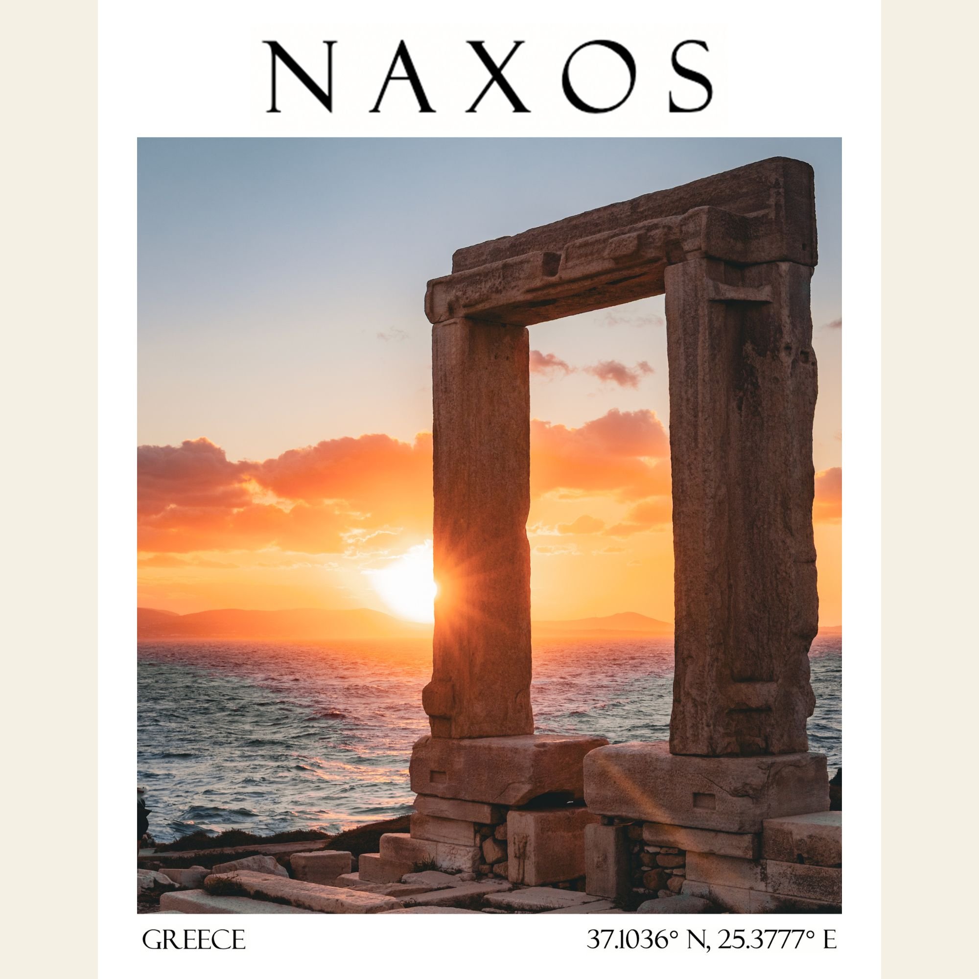 Naxos 2, Travel Poster