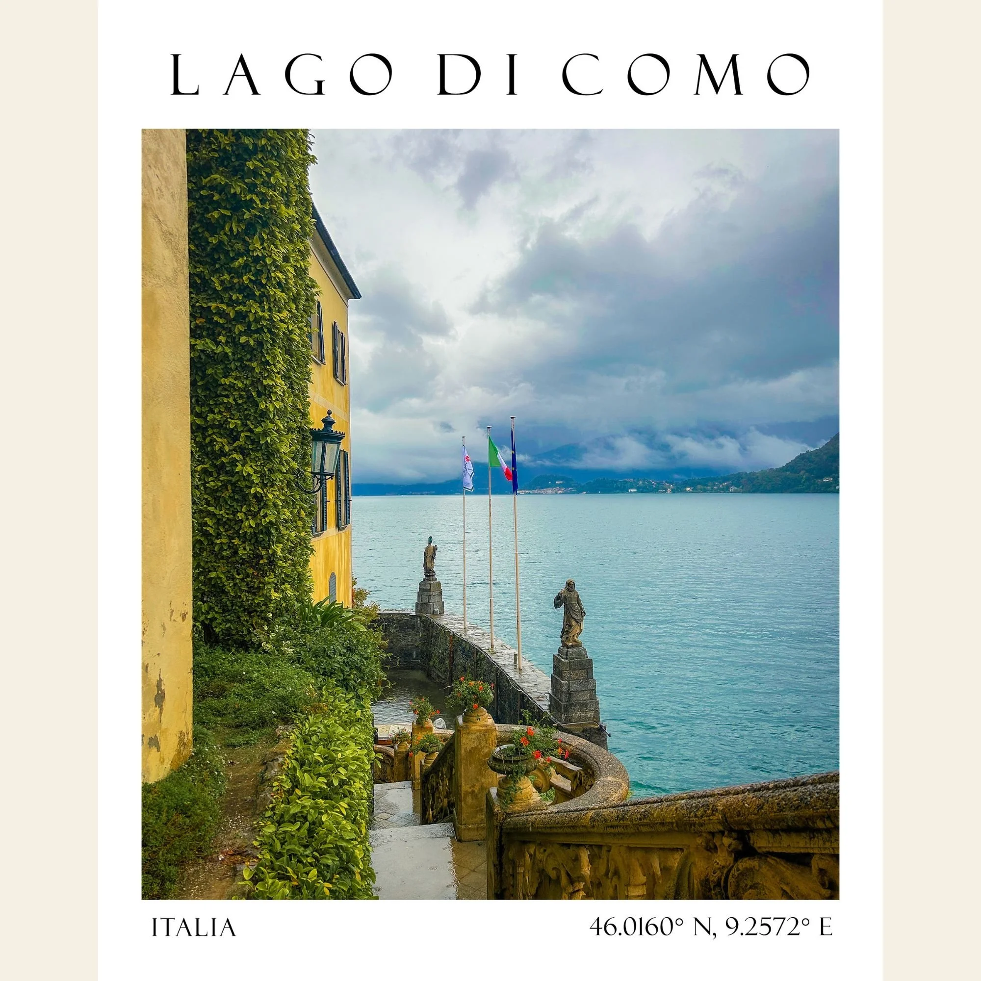 Lake Como, Travel Poster