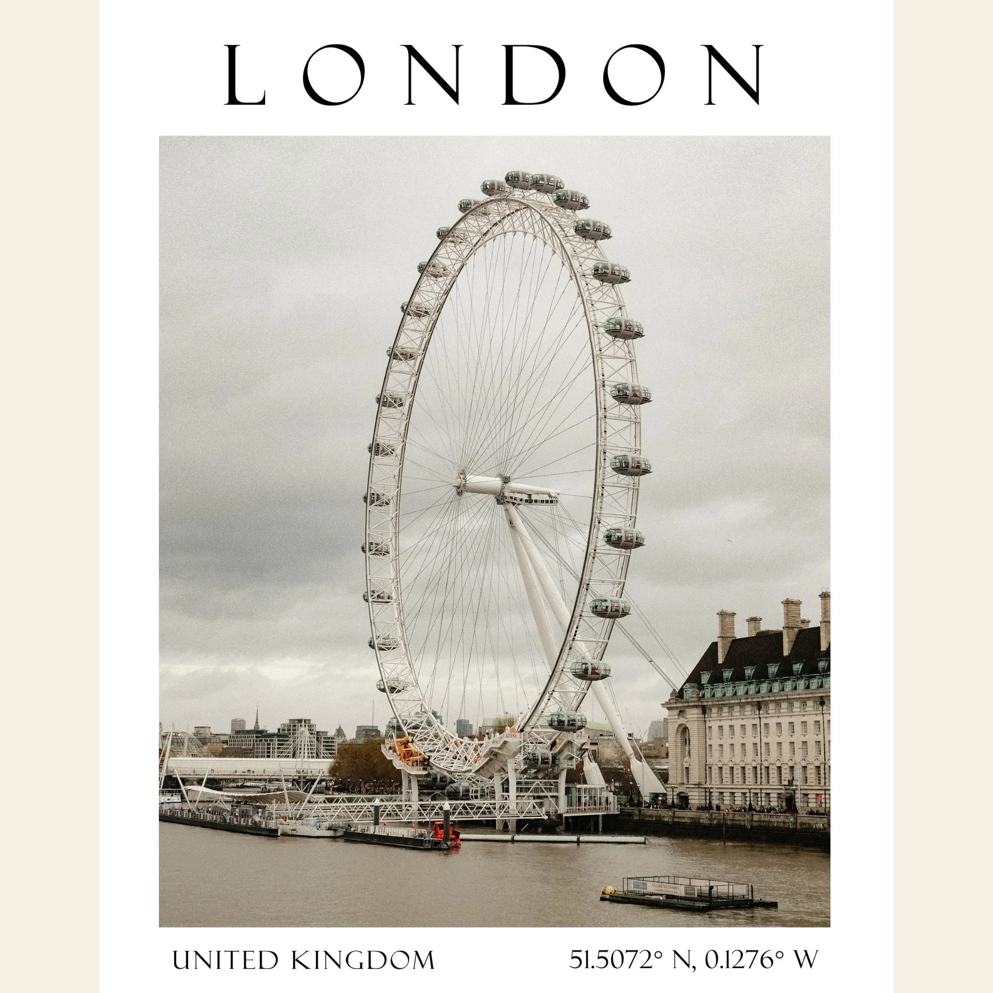 London 3, Travel Poster