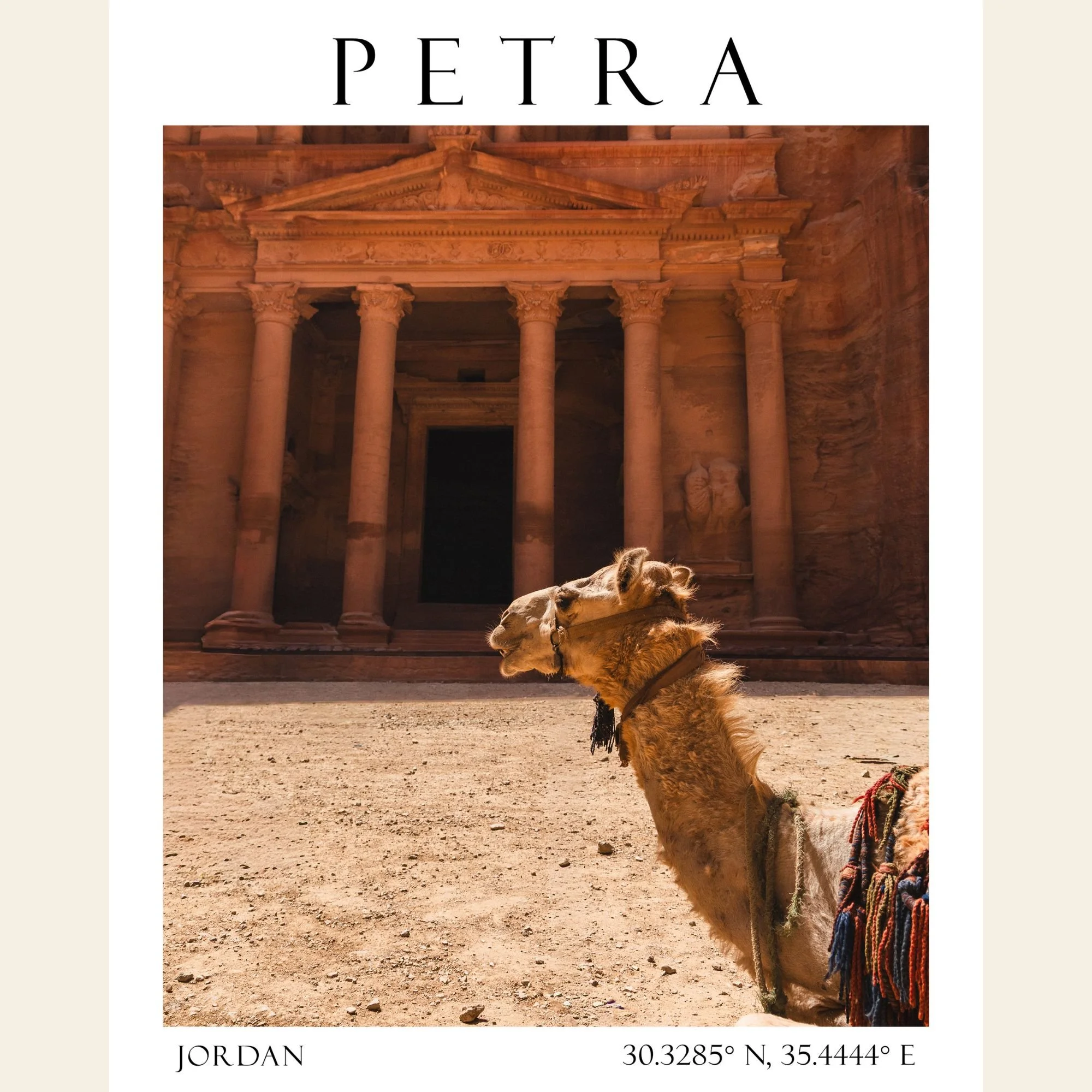 Petra 1, Travel Poster