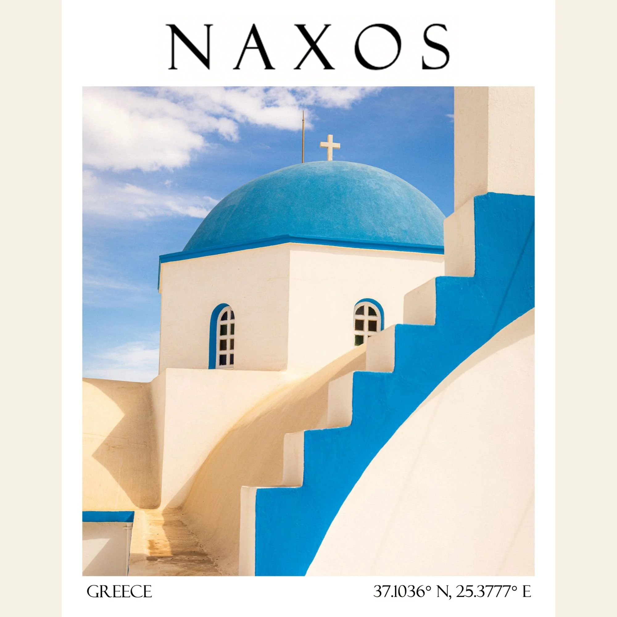 Naxos 1, Travel Poster