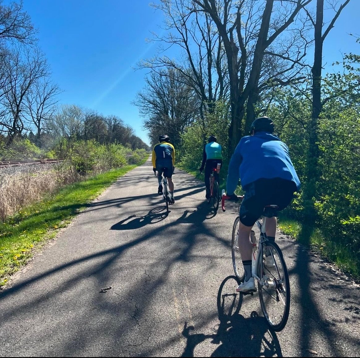 Join us Saturday at 8am for a bike, run, or a brick&mdash;whatever fits your training needs! We will start from the Prairie Grass Trailhead in London (262 W High St, London, OH 43140). Yes, you have to drive an extra 10 mins, but there&rsquo;s coffee