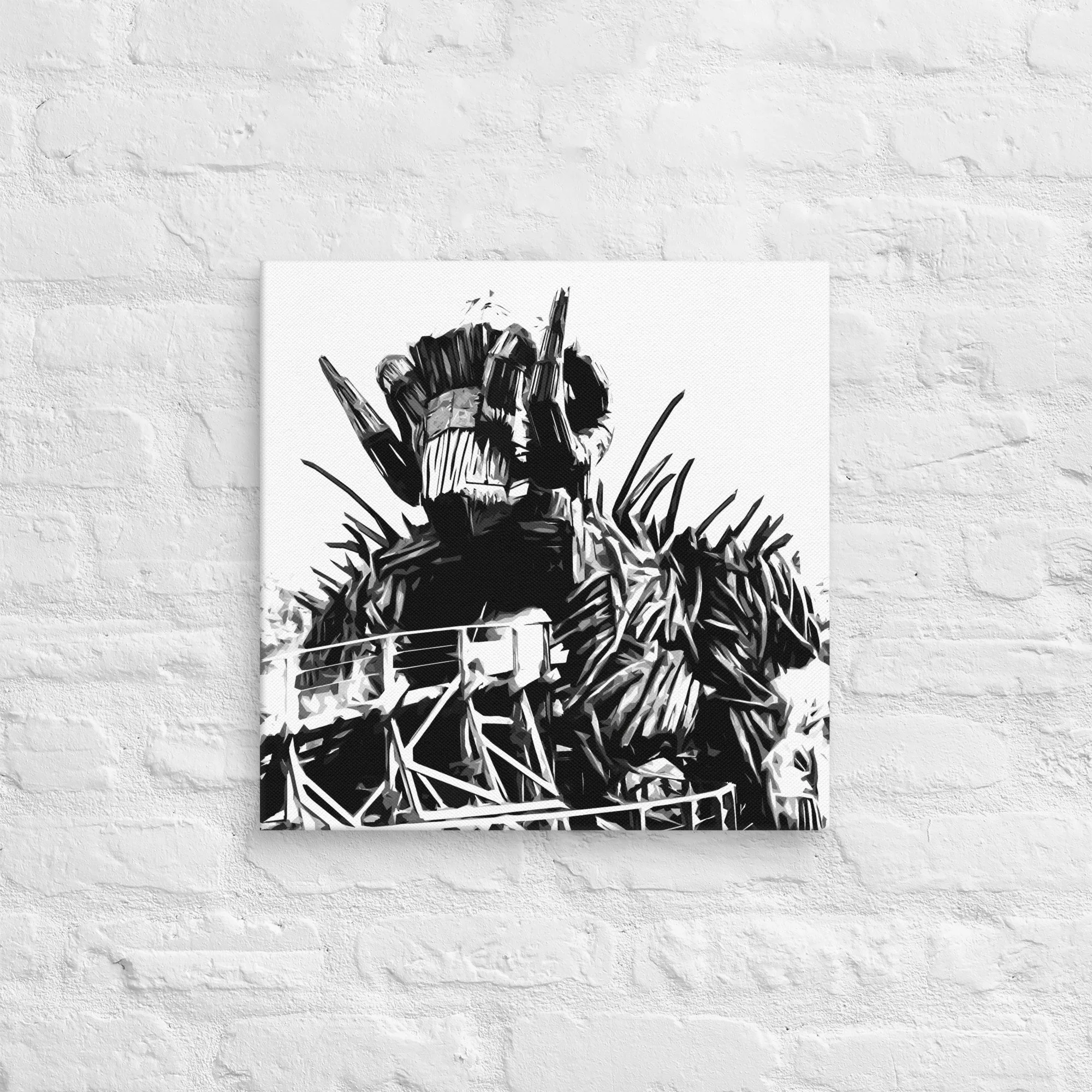 Wooden Roller Coaster Photo Canvas Print