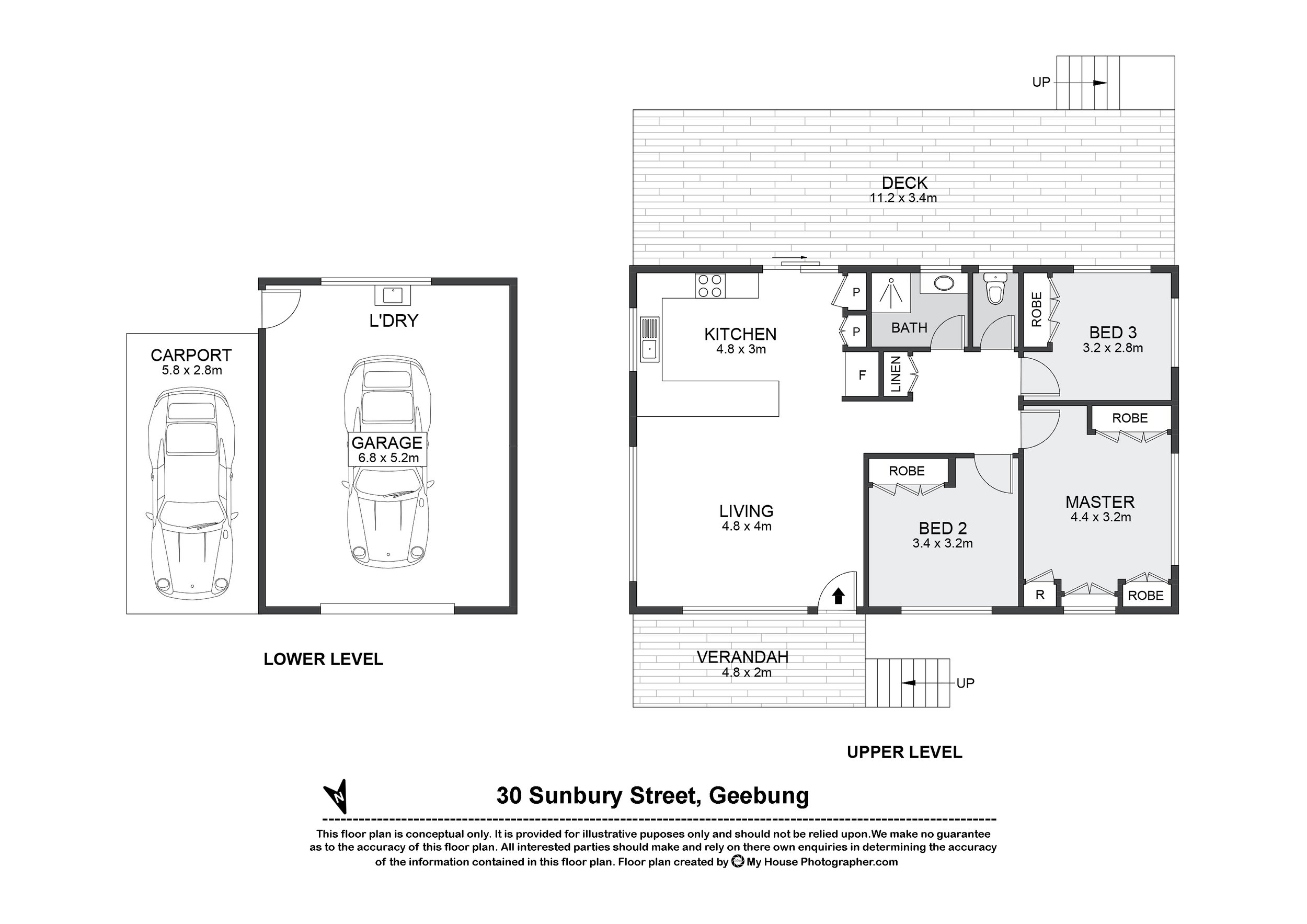 Hot Property Buyers Agency  Floor plan 30 Sunbury Street Geebung FLAT.jpeg