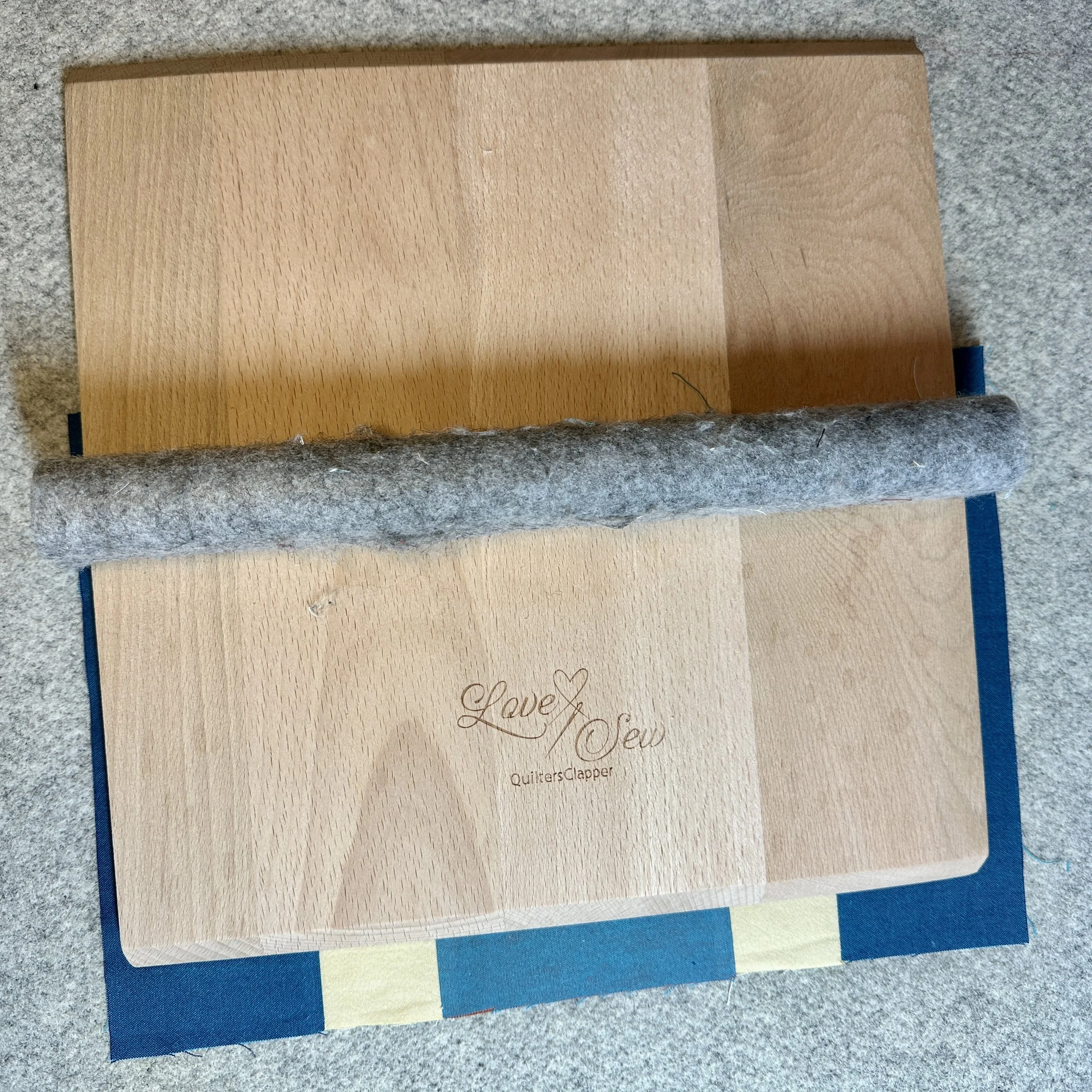 Use a Taylor's Clapper for flat and precicse seams - Kelii Fox Designs