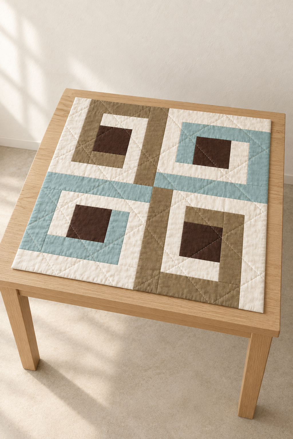 Avli Wall Hanging & Table Topper Quilt Pattern PDF - Kelli Fox Designs