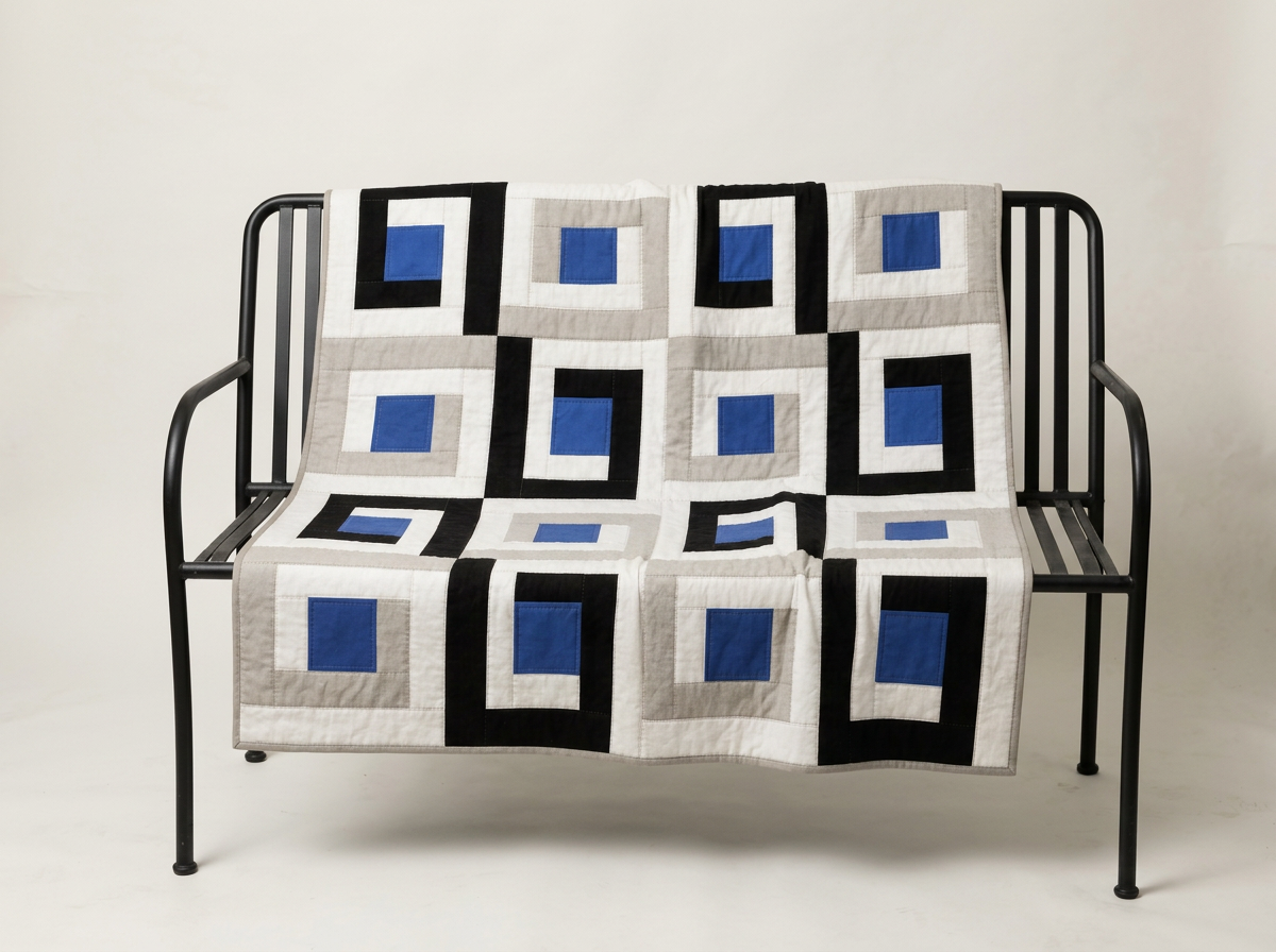 Modern Geometric Quilt Pattern, Beginner-Friendly, PDF, Kelli Fox Designs