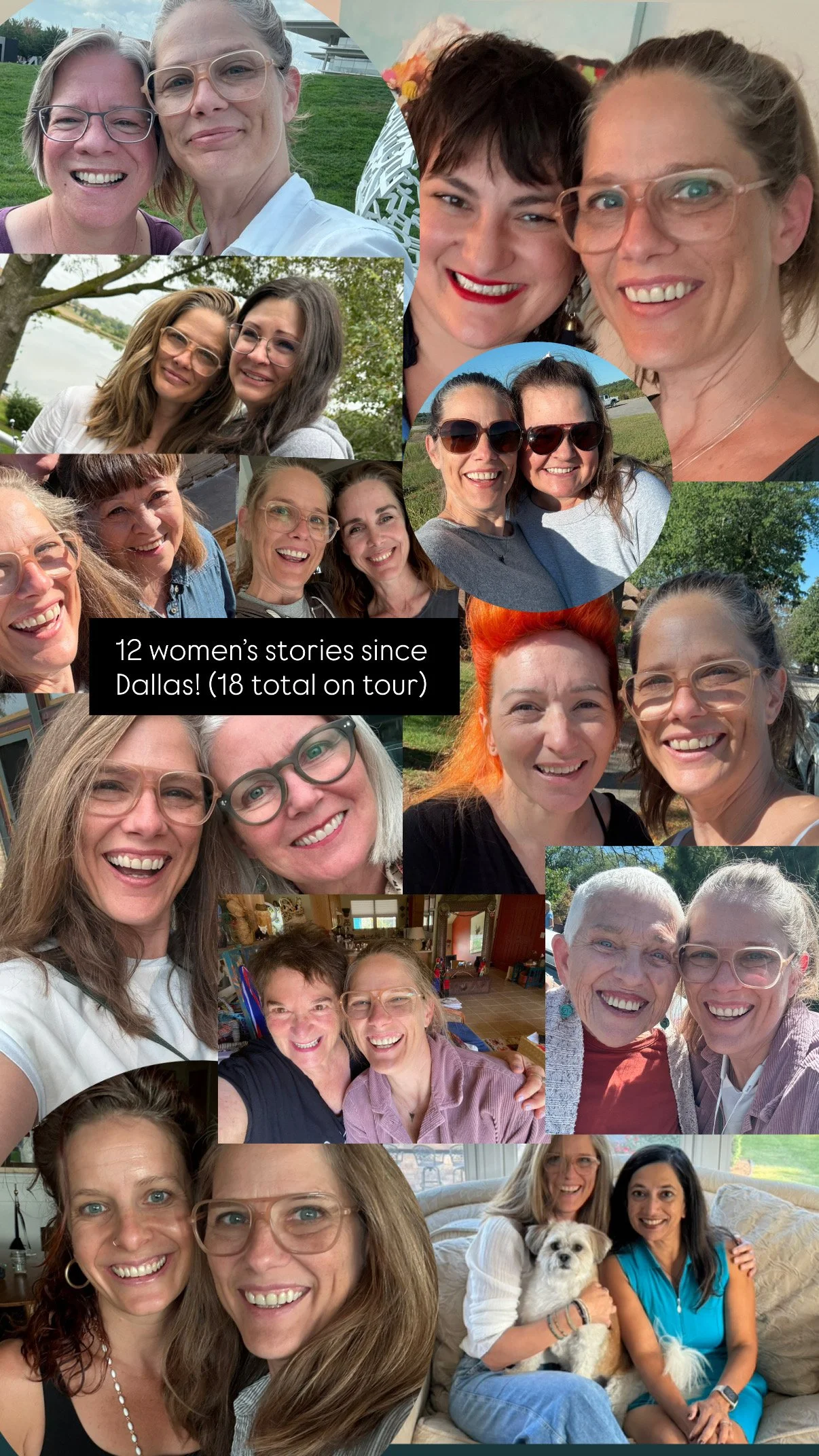 Some of the Women who recorded with Hella on the road