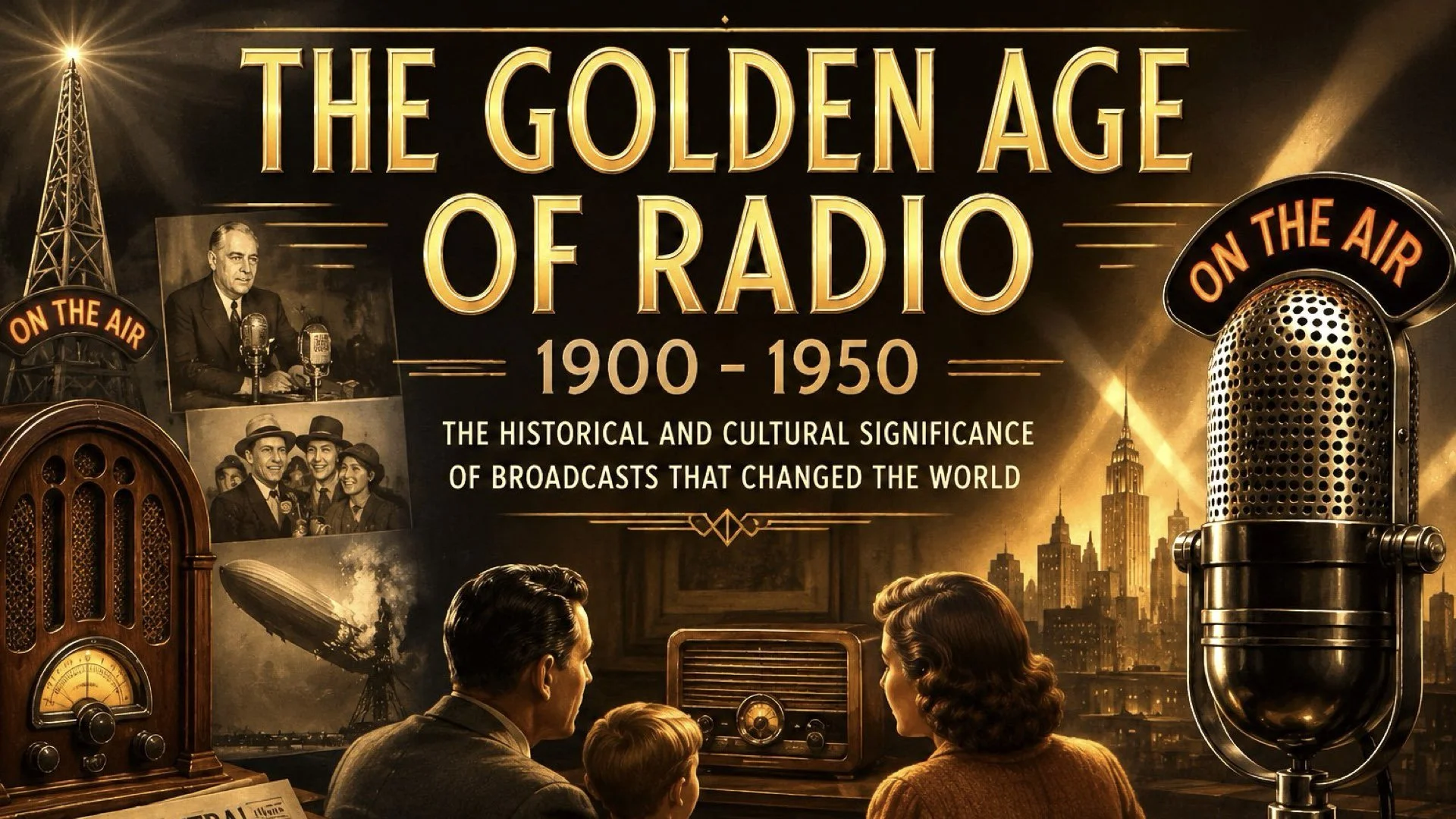 The Golden Age of Radio 1900 - 1950