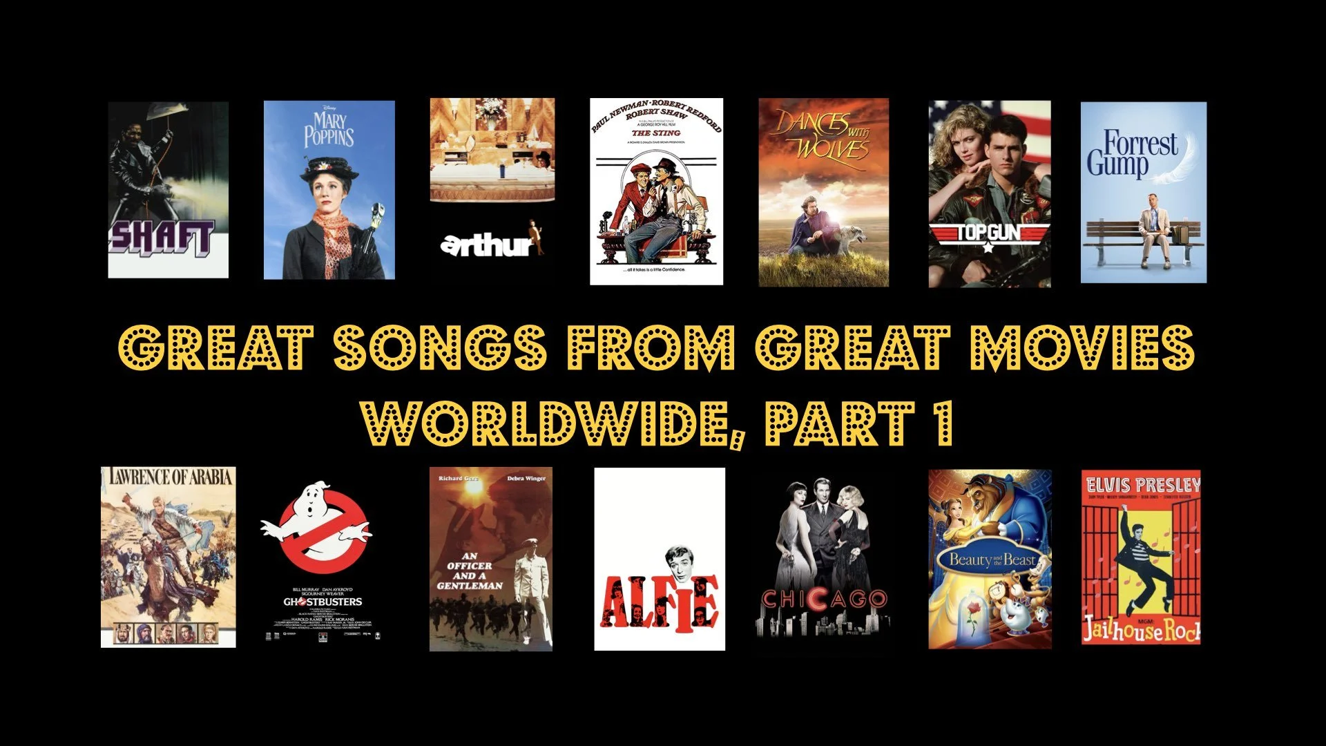 Great Songs From Great Movies Pt. 1