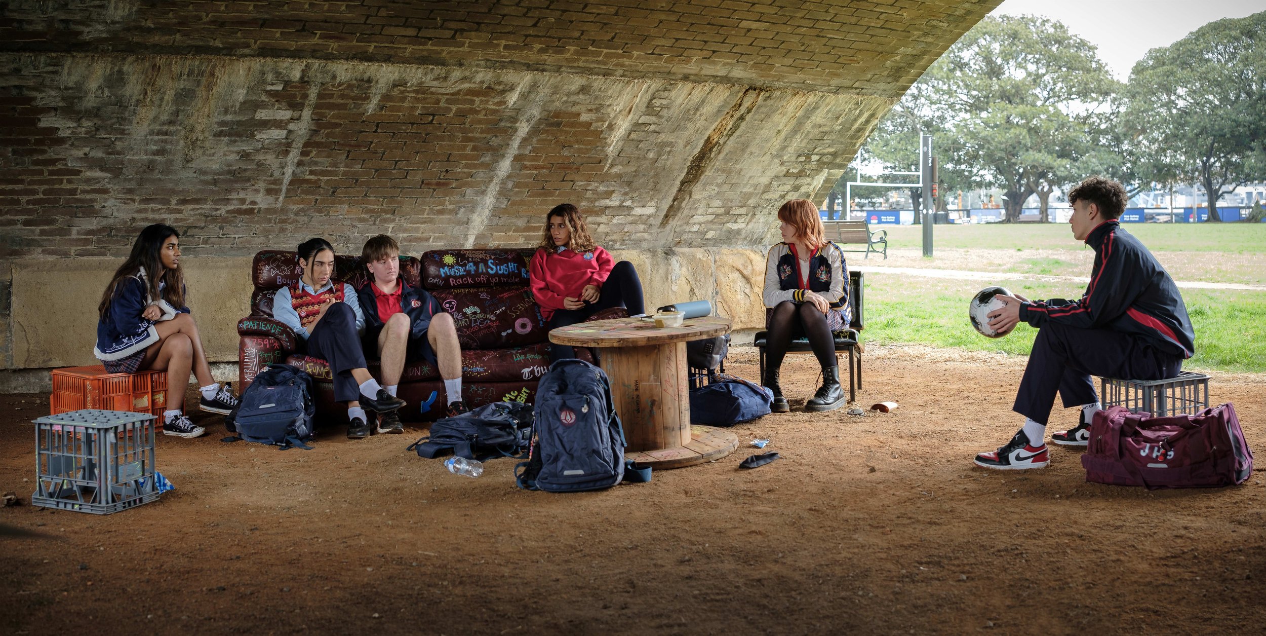 Roadshow-Rough-Diamond_Year-Of_Ensemble-hanging-out-in-tunnel.jpg