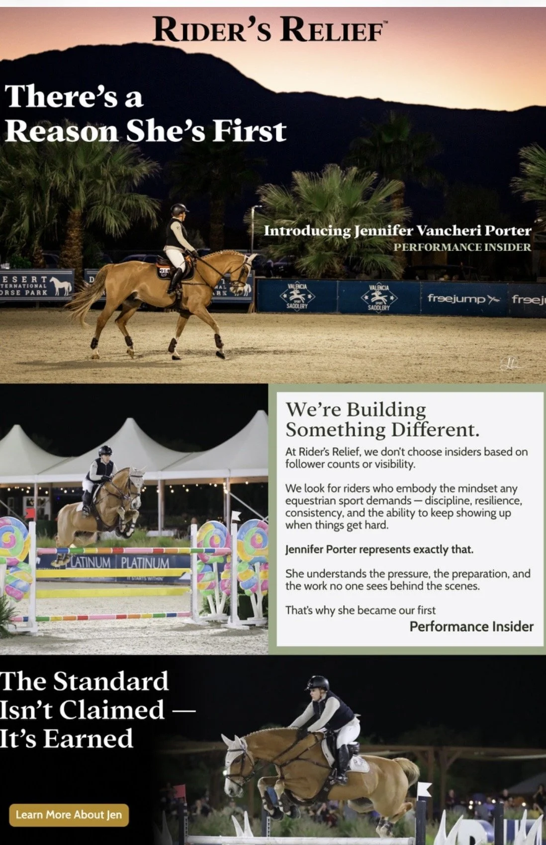 I was chosen as Rider’s Relief First ever performance insider- Here’s what that means to me