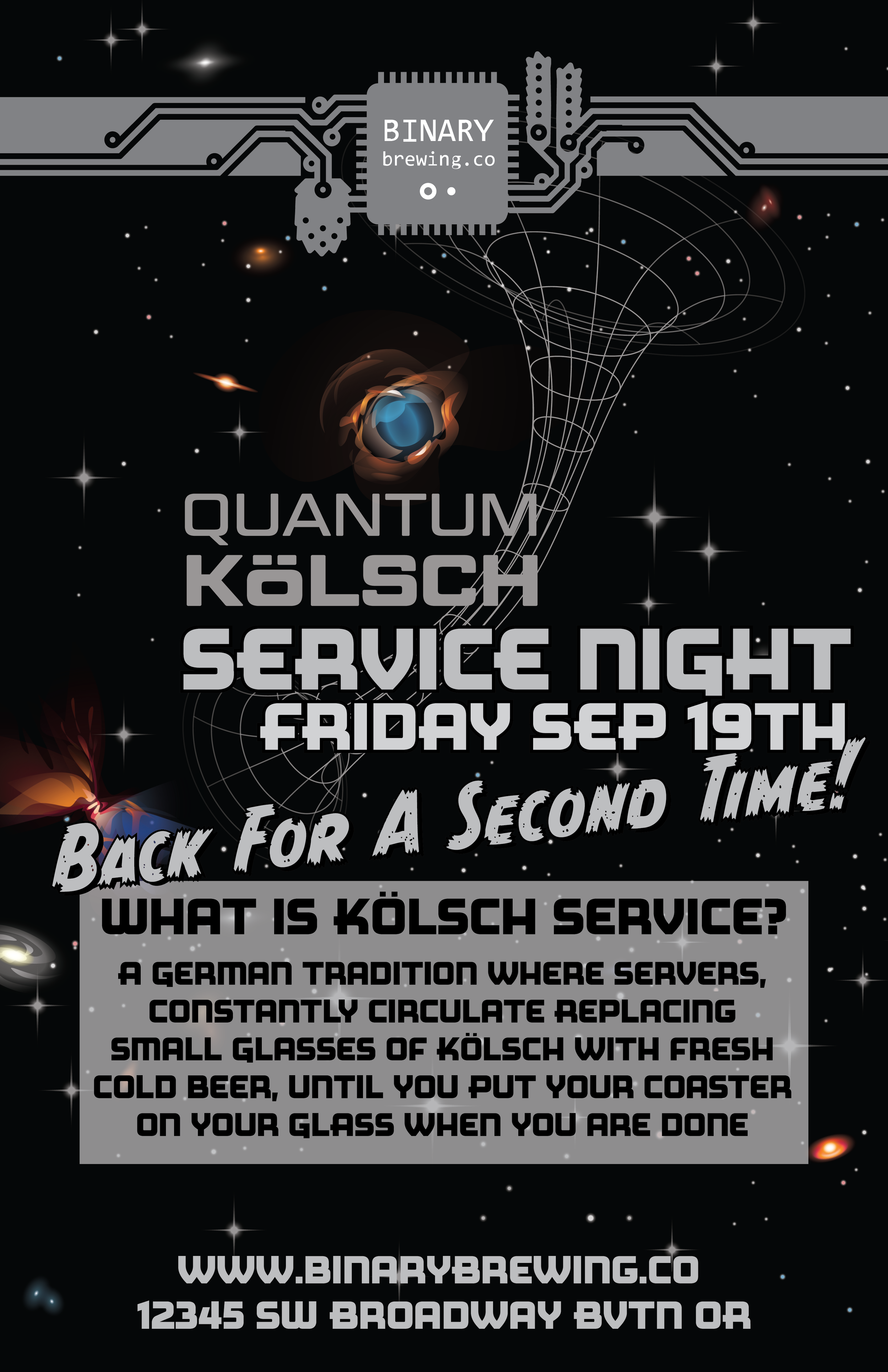 Quantum Kolsch Service Night