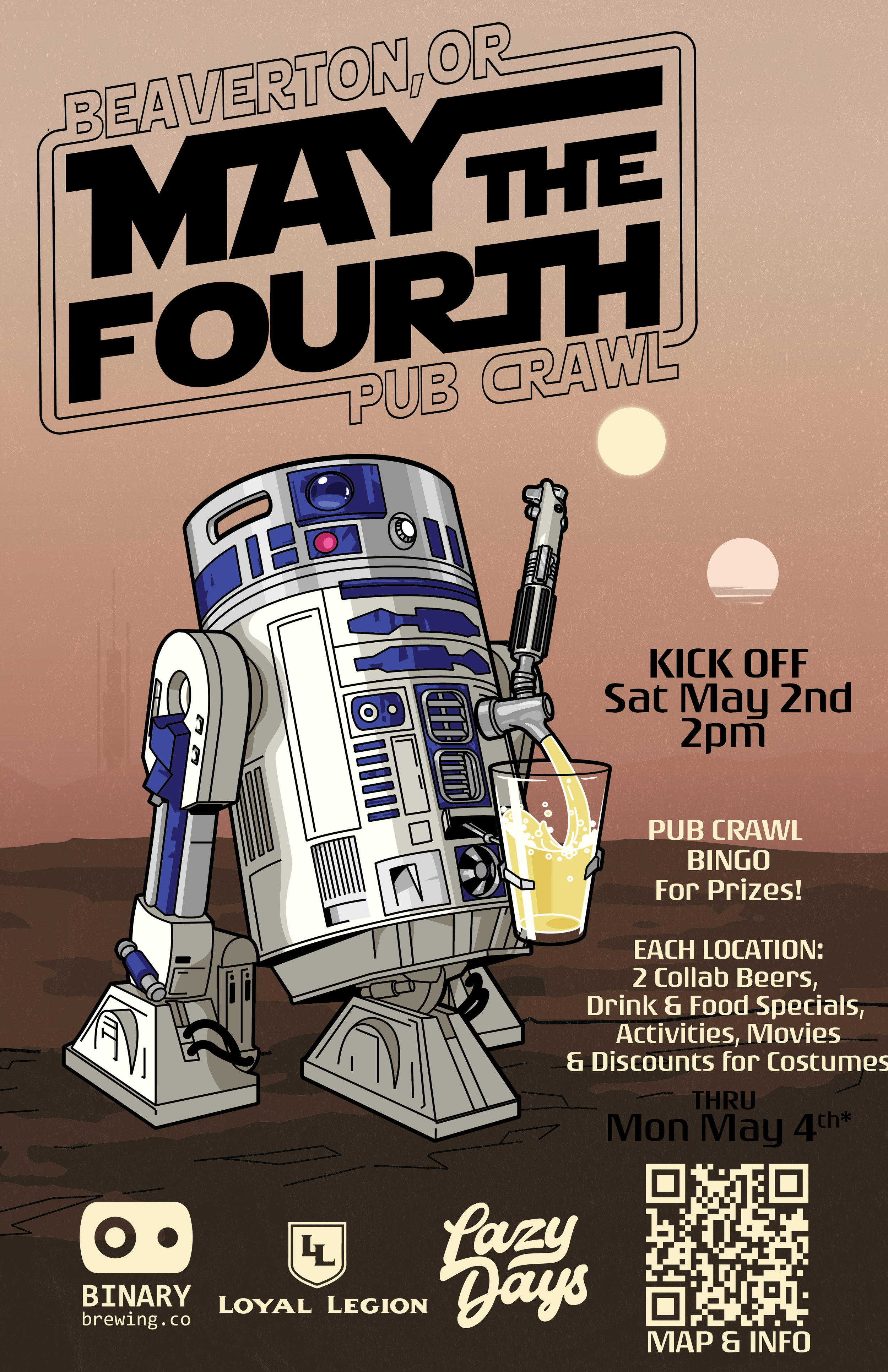 May the Fourth Pub Crawl Weekend