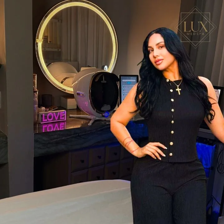 Hali licensed esthetician at Lux MedSpa Brickell offering advanced custom facial treatments in Miami