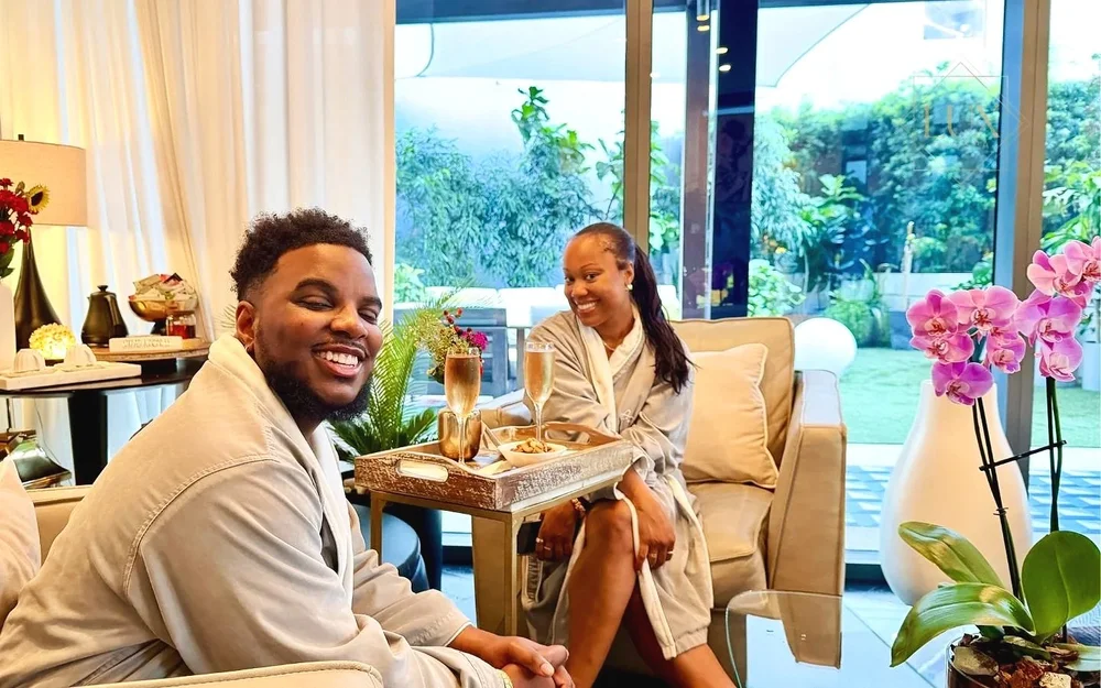 Couples deep tissue massage spa day experience in Miami at LUX MedSpa Brickell