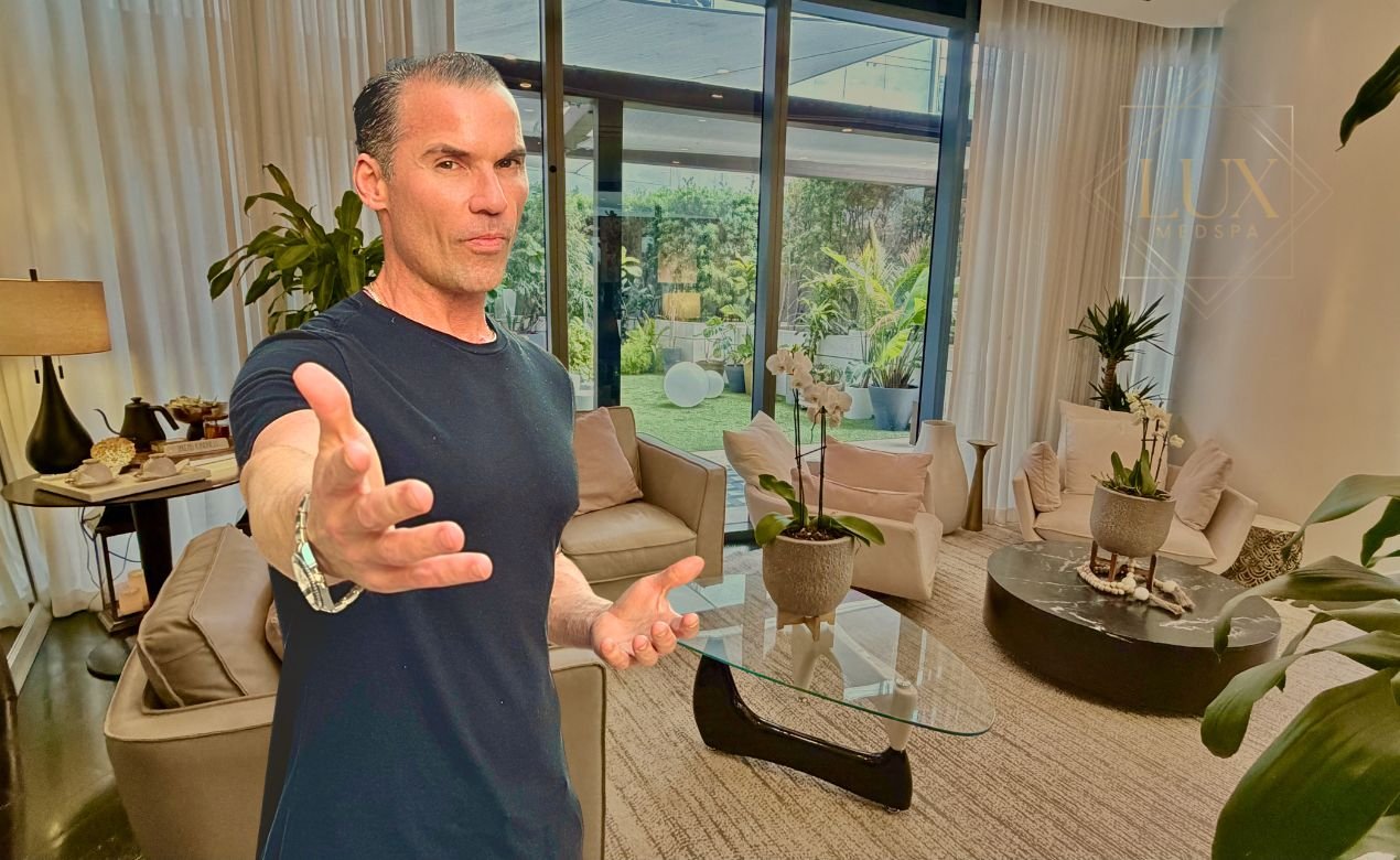 Alan Araujo at Lux MedSpa Brickell during a luxury spa experience in Brickell Miami