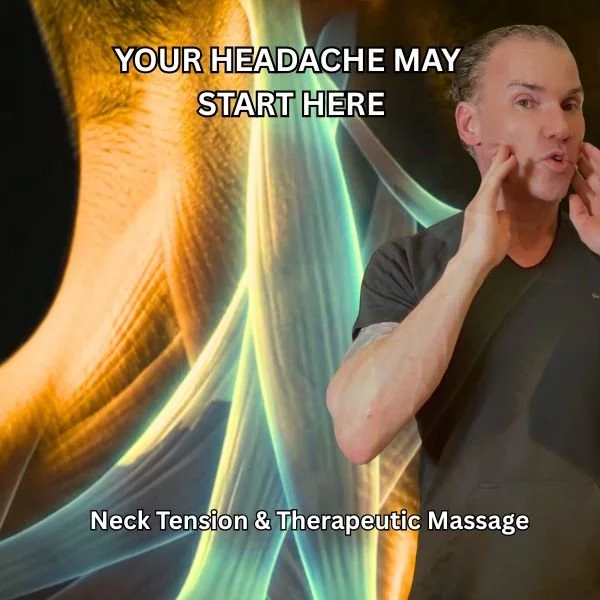 Can neck and muscle tension contribute to headaches? Learn how tension in the neck, shoulders, and surrounding muscles may contribute to discomfort and how therapeutic massage can support muscle relief.