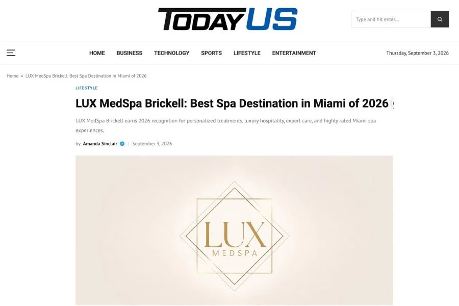 LUX MedSpa Brickell: 2026 Best Spa Destination in Miami